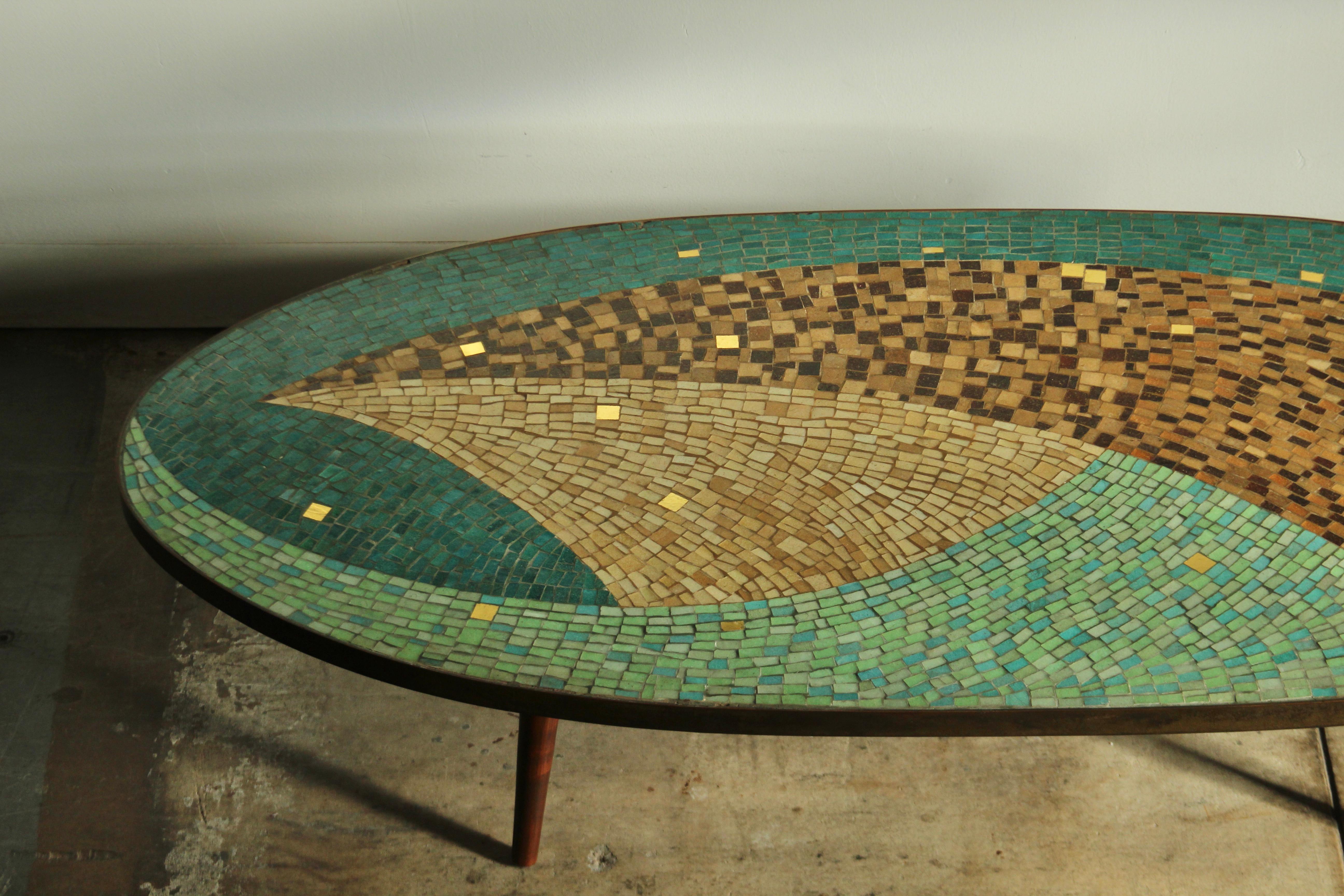 Milieu du XXe siècle Table basse moderniste en verre vénitien attribuée à Jack Boyd, années 1960 en vente