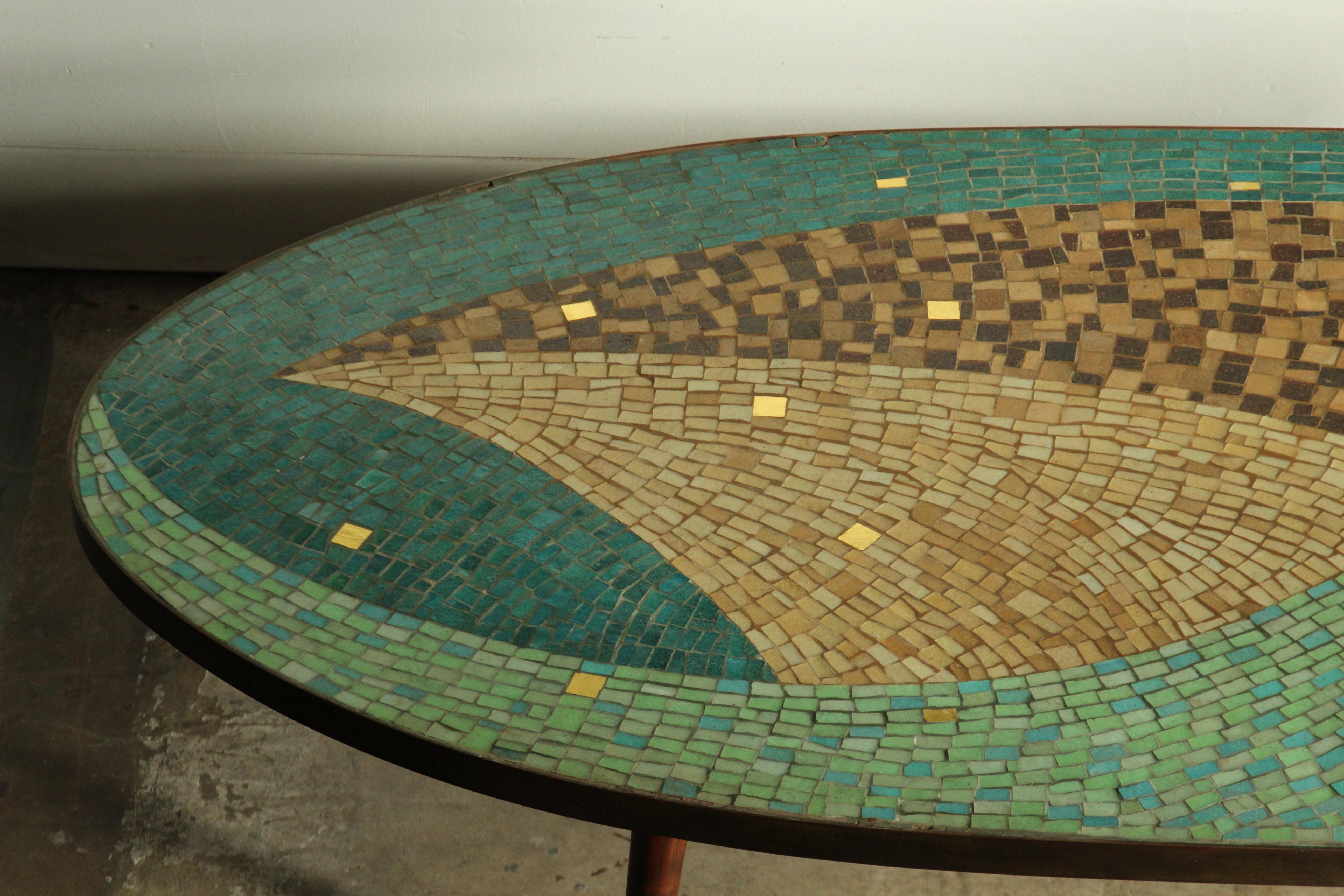 Table basse moderniste en verre vénitien attribuée à Jack Boyd, années 1960 en vente 1