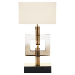 Lámpara modernista de cristal de Murano