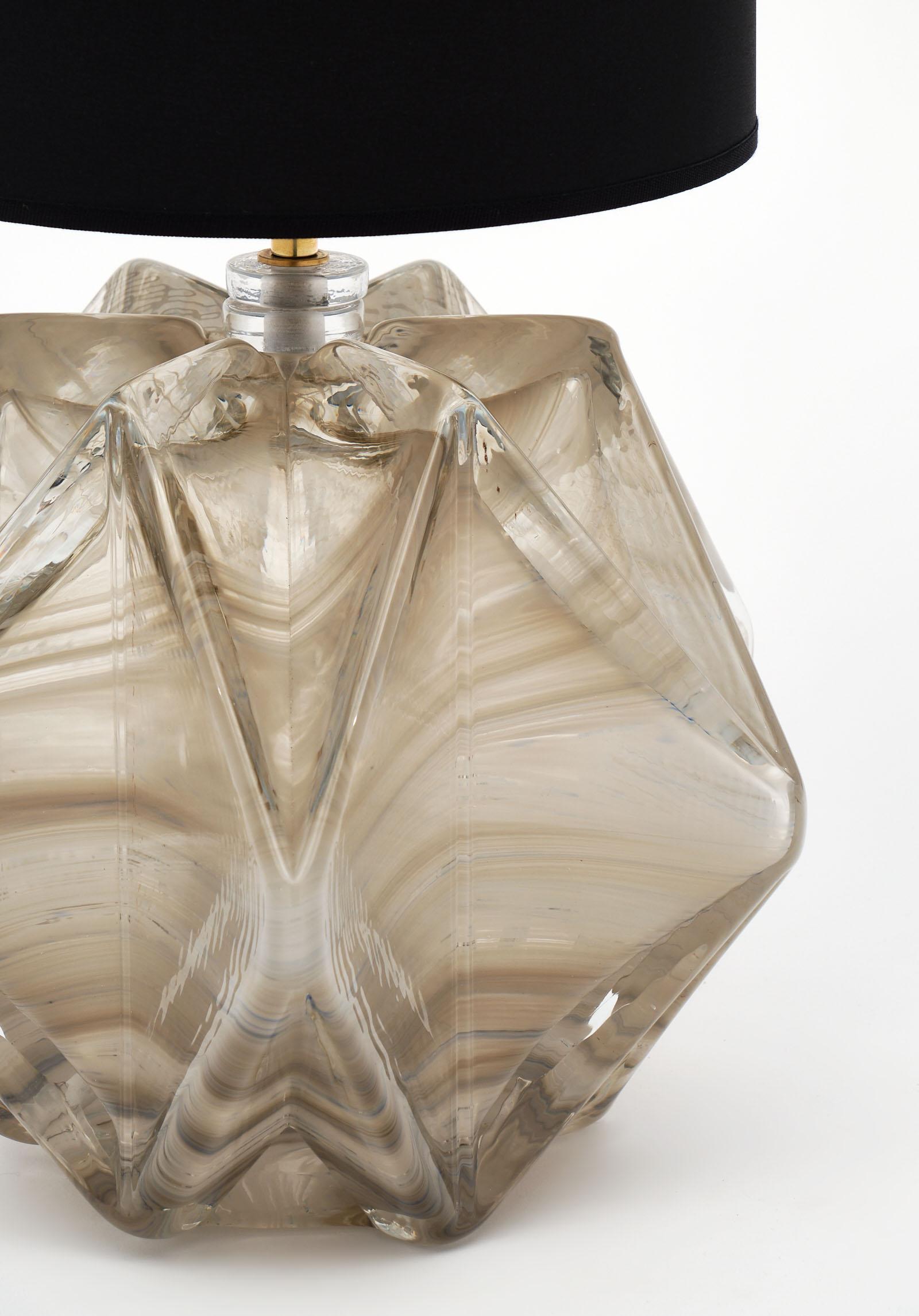 Italian Modernist Murano Glass Lamps by Donghia