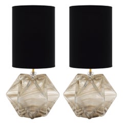 Modernist Murano Glass Lamps by Donghia