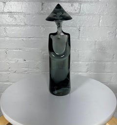 Modernist Murano Glass Sculpture of a Chinese Man by Seguso