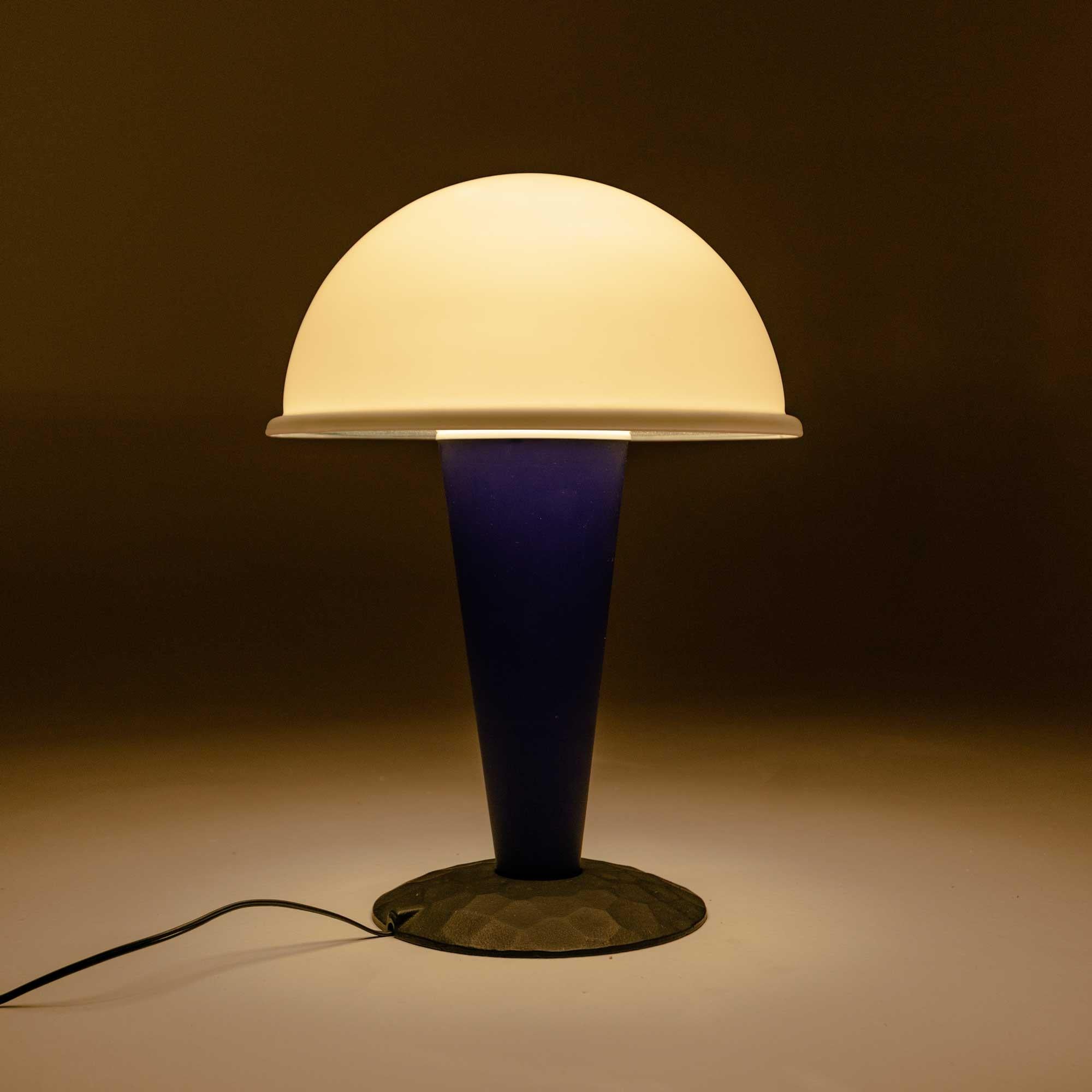 Post-Modern Modernist Mushroom Table Lamp by Ron Rezek For Sale