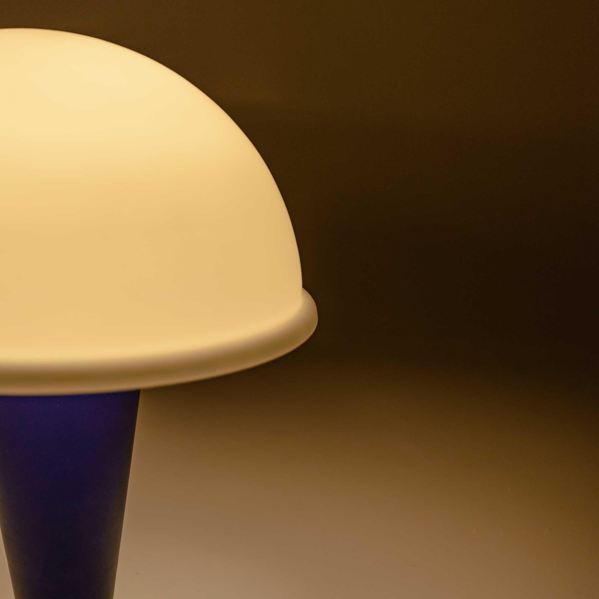 North American Modernist Mushroom Table Lamp by Ron Rezek For Sale