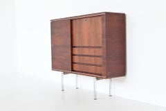 Modernist N-Line Bar Cabinet Rosewood Belgium 1960