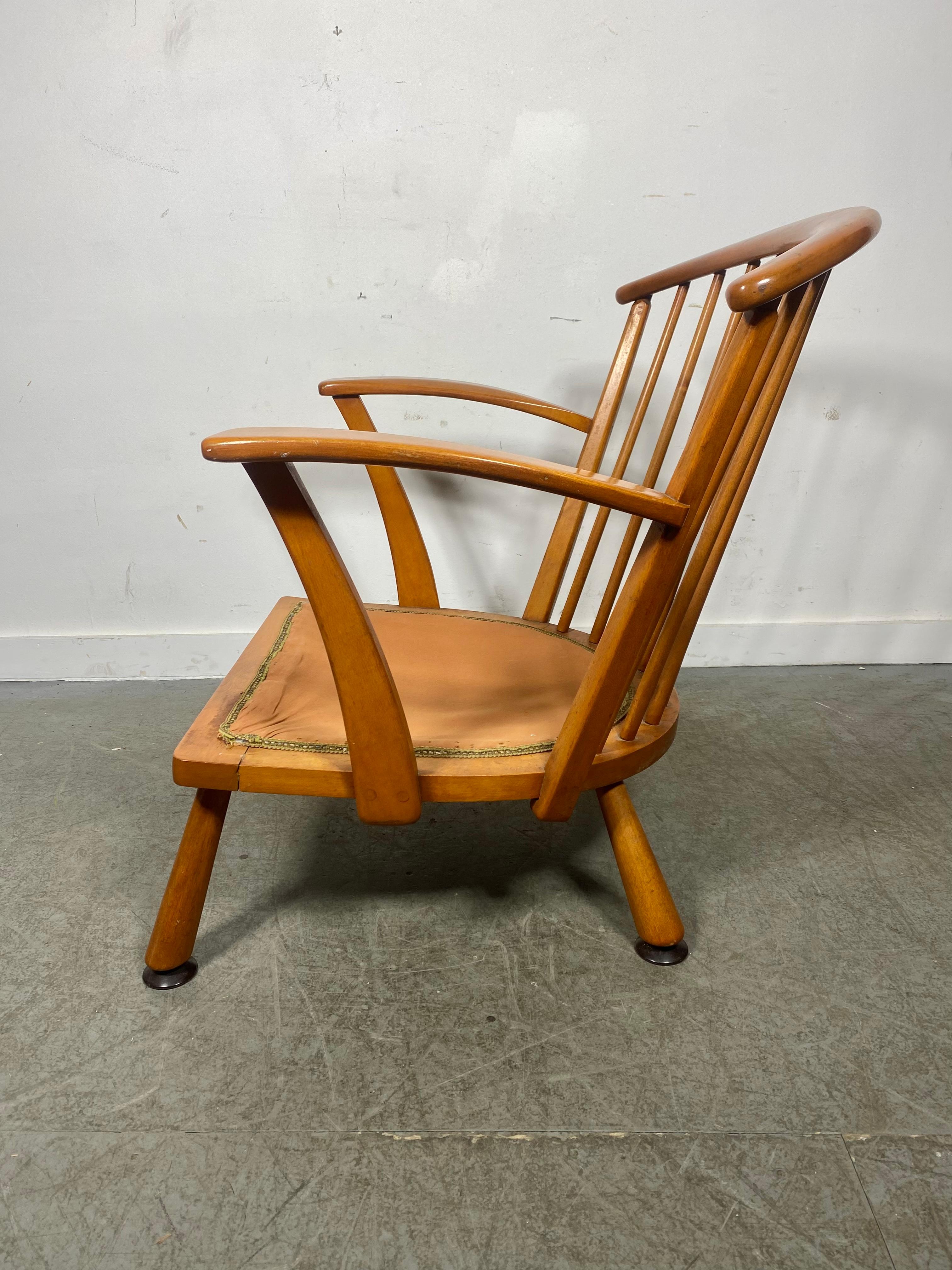 Modernist Nana Ditzel Style Maple Lounge Chair,   Modern / Farmhouse For Sale 6