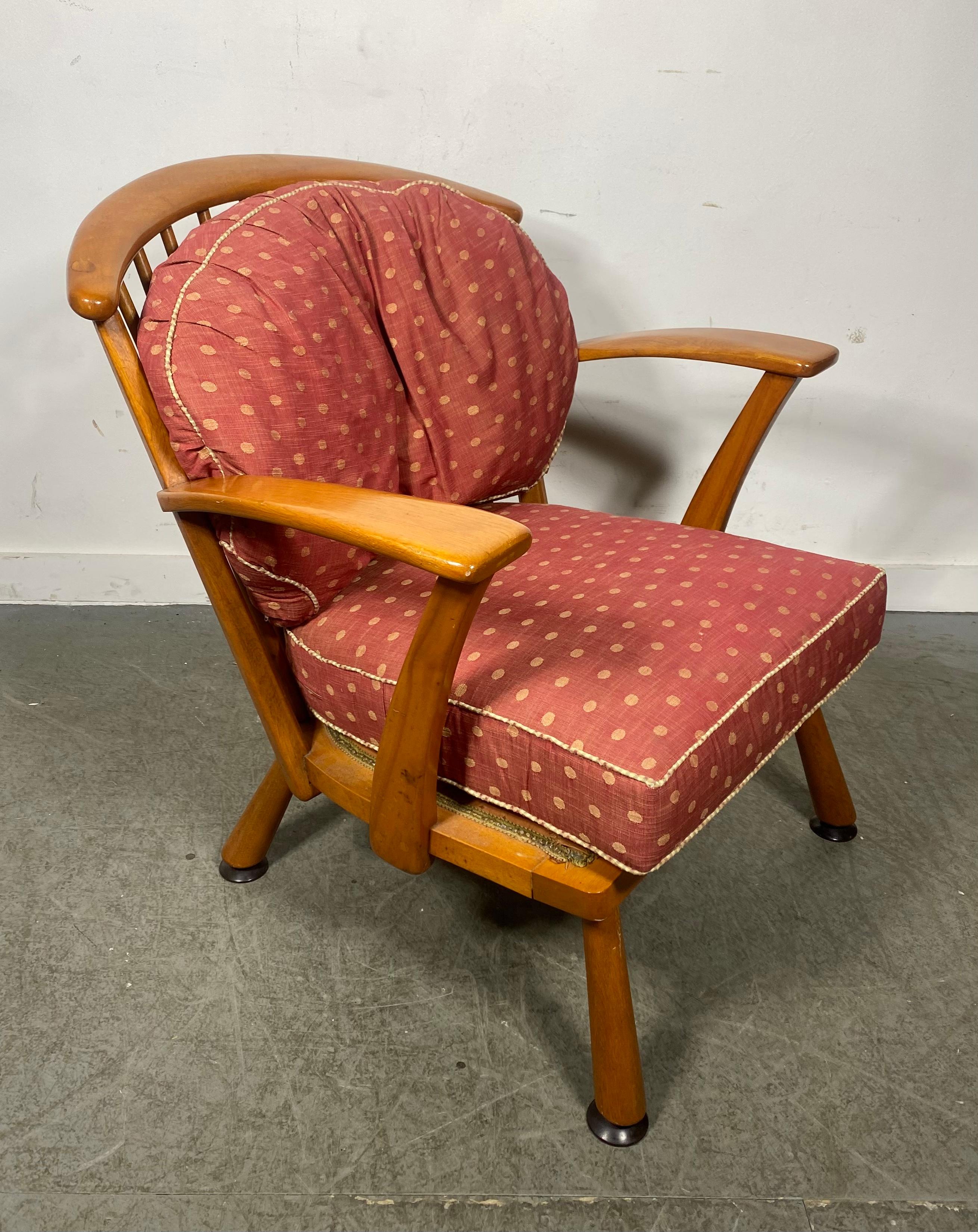 Modernist Nana Ditzel Style Maple Lounge Chair,   Modern / Farmhouse For Sale 2