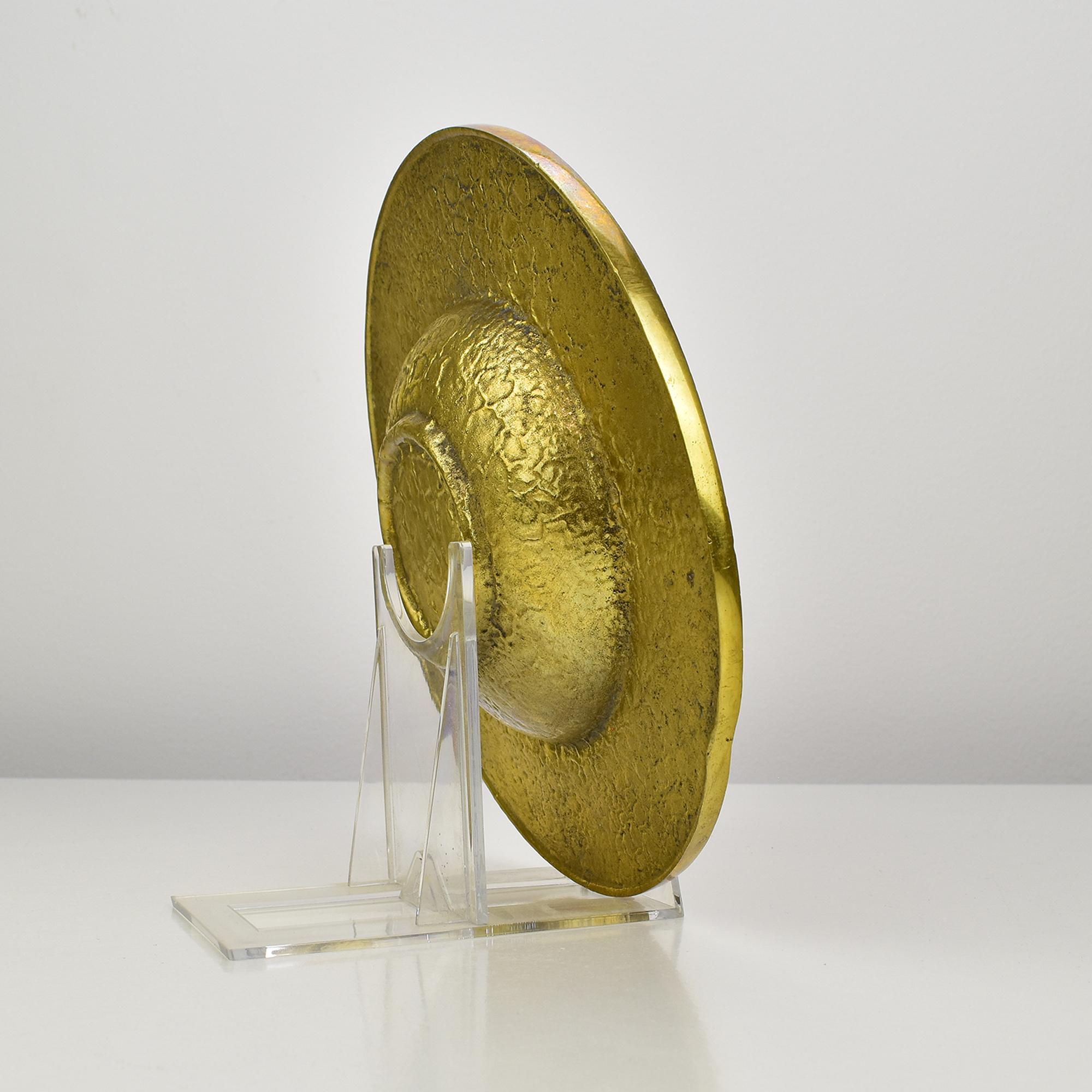 Calco Ciotola Zodiac in bronzo danese Nordisk Malm Modernist Keep All Vide Poche 1940s in vendita