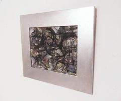 Pittura ad olio modernista di Norman Gorbaty, anni '50 circa