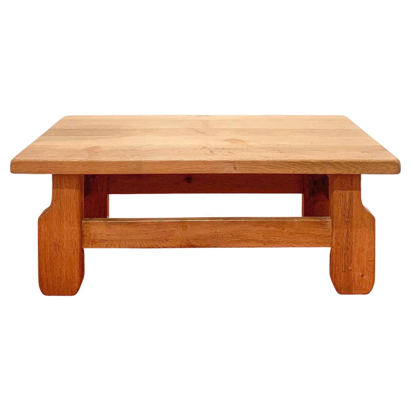 Modern European Carbonized Oak One Drawer Coffee Centre Table at 1stDibs