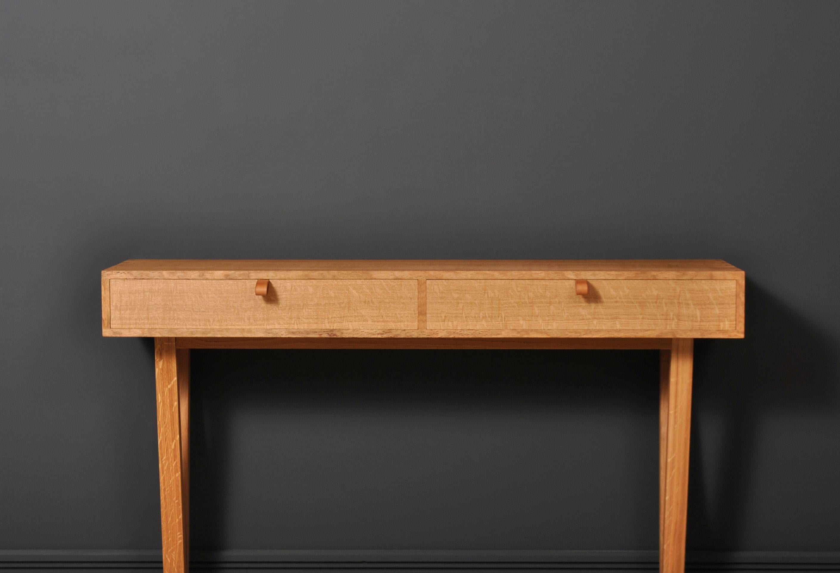 Modernist Oak Console Table In New Condition For Sale In London, GB