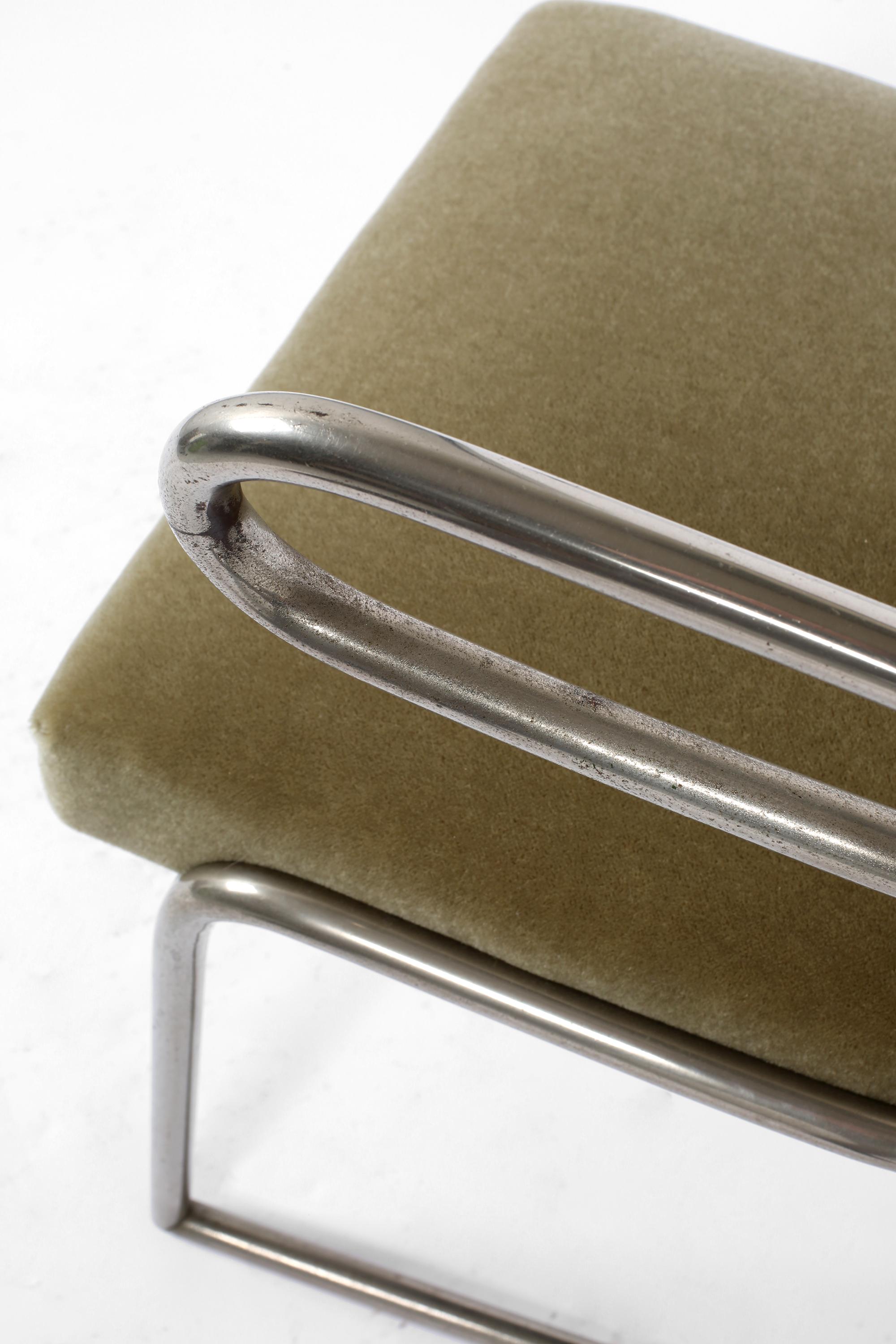 Modernist Occasional Armchair by Louis Sognot 6