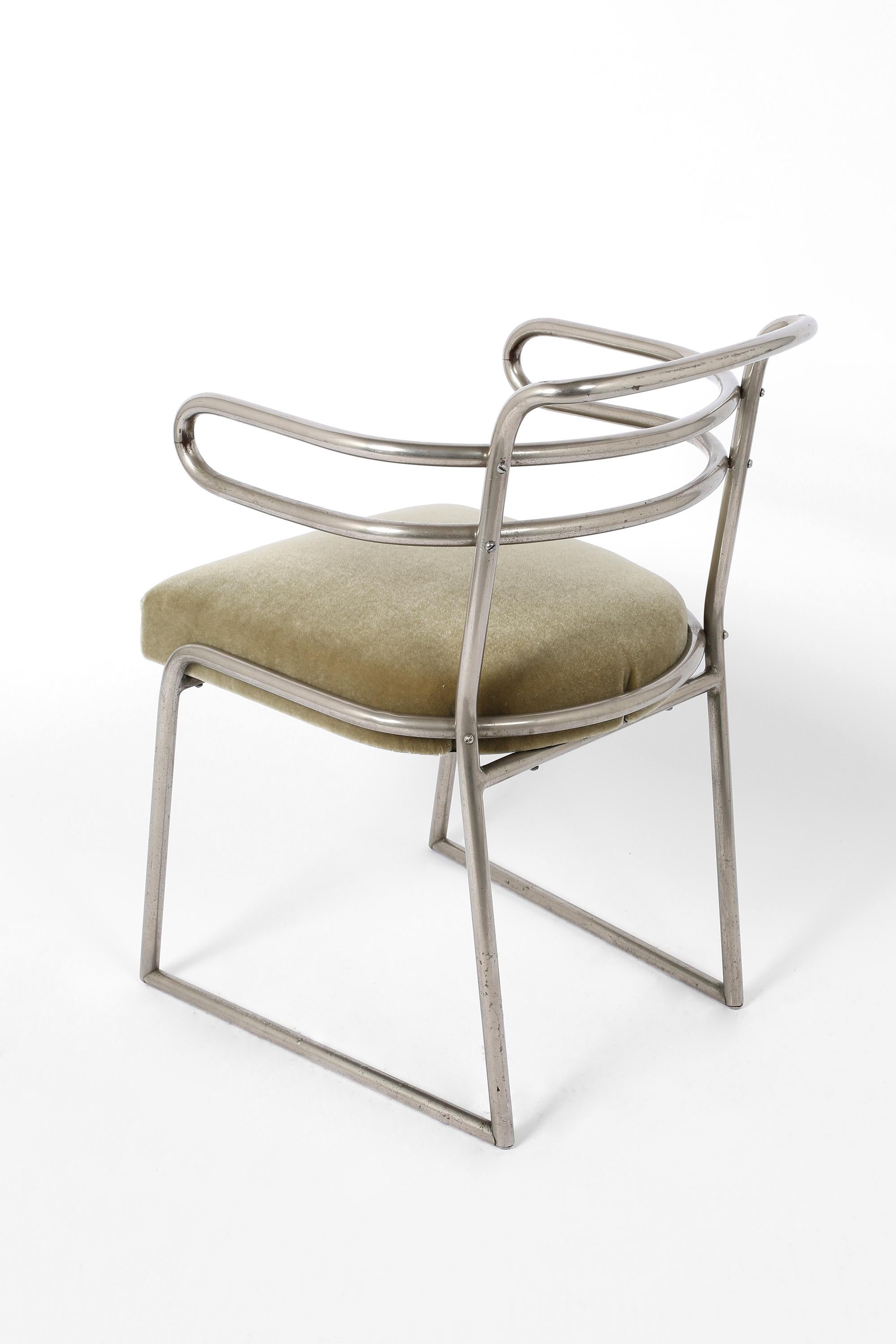 Modernist Occasional Armchair by Louis Sognot In Good Condition In London, GB