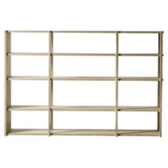 Modernistisches niederländisches Off-White-Regalsystem, das an Gerrit Rietveld erinnert, 1930er Jahre