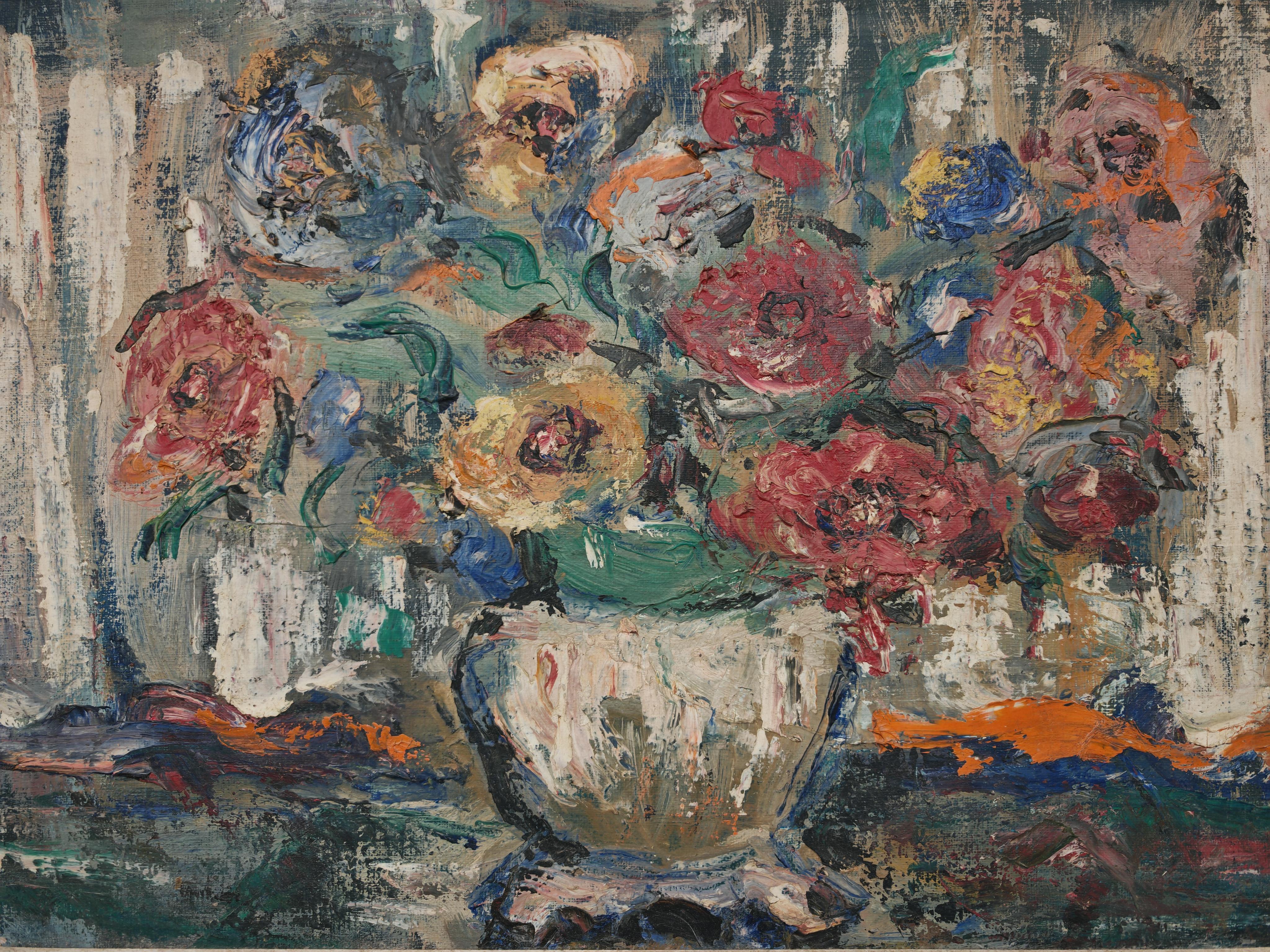 Modernistisches Öl auf Leinwand 