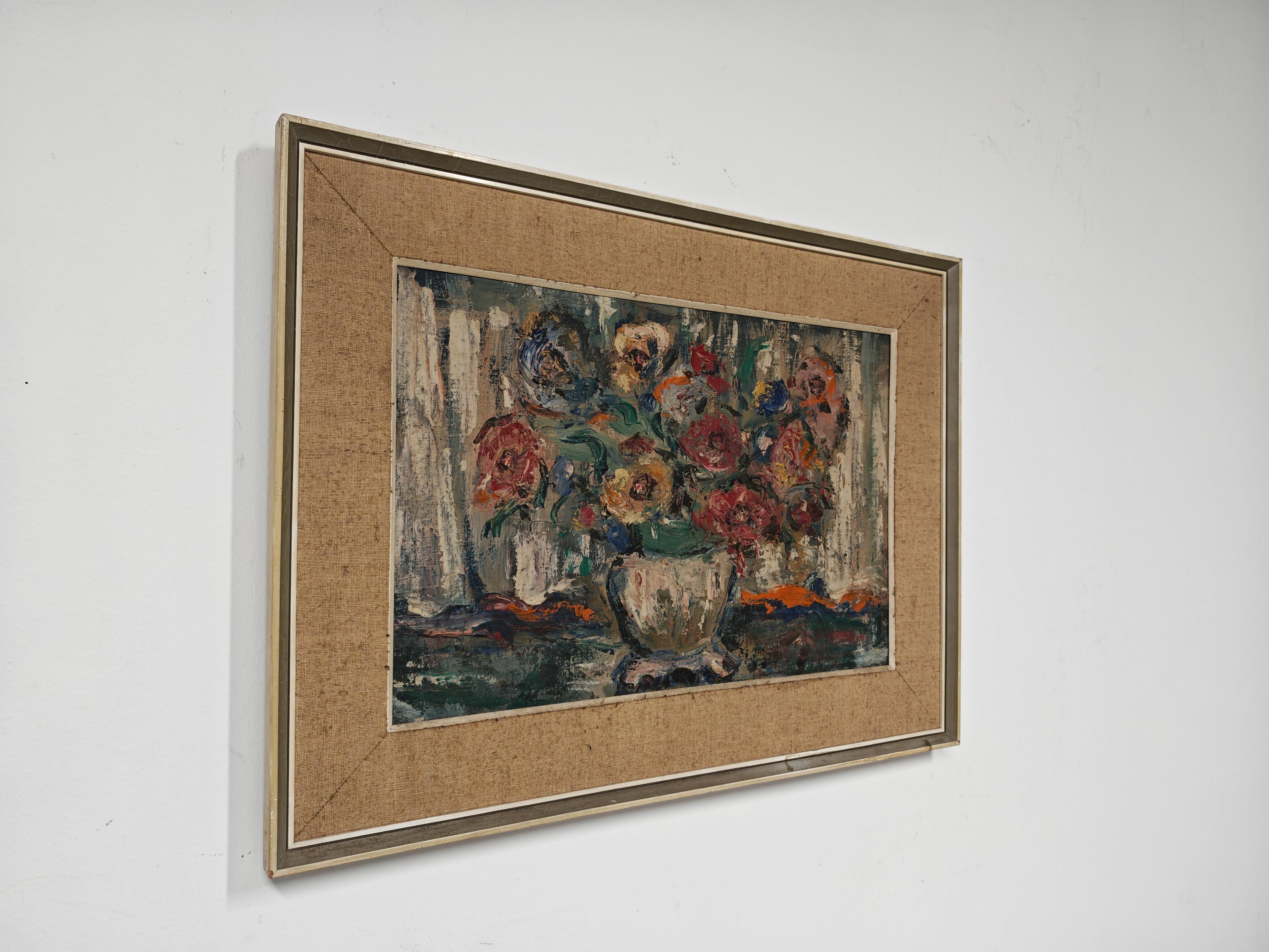 Modernistisches Öl auf Leinwand 