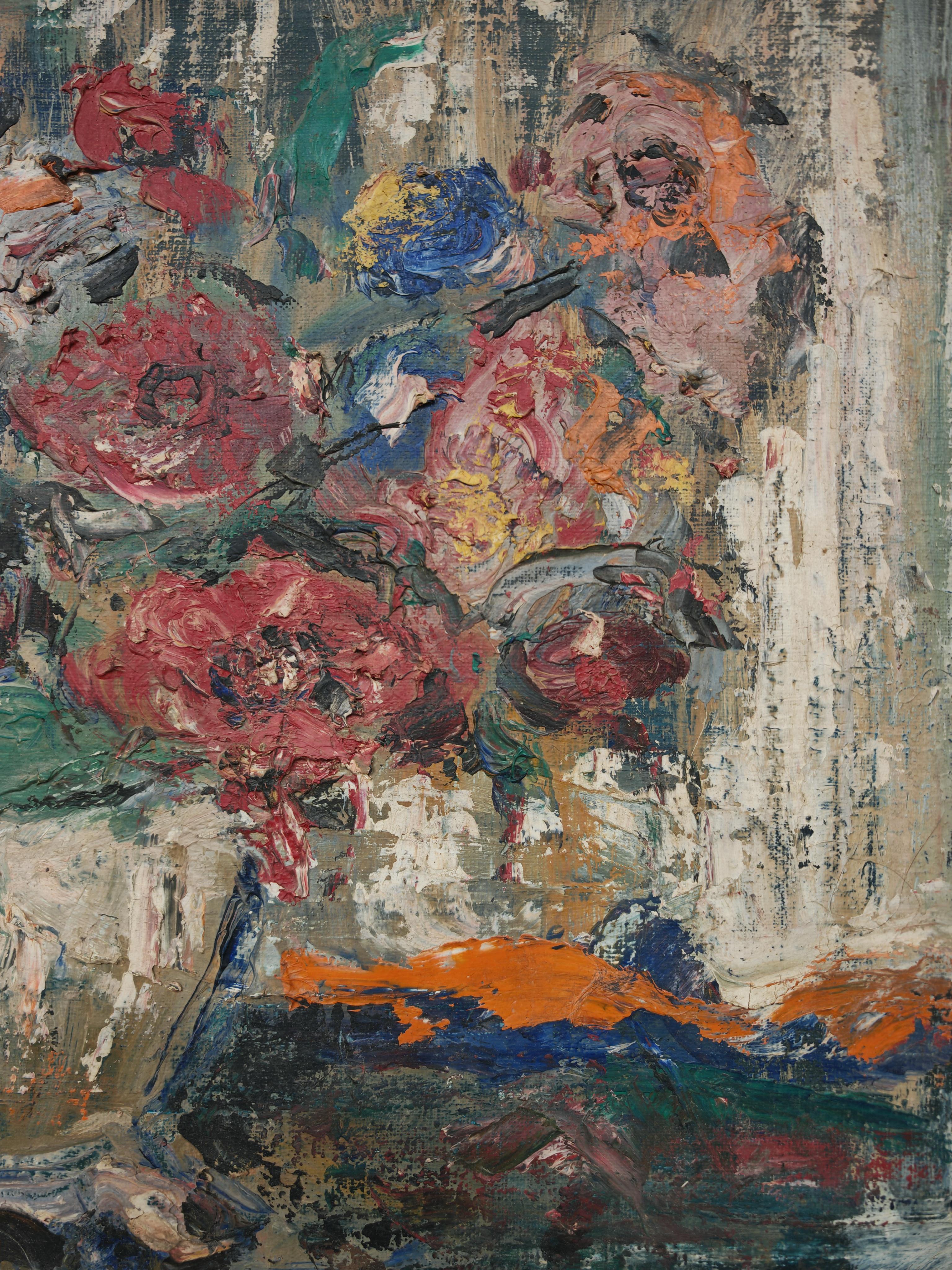 Modernistisches Öl auf Leinwand 