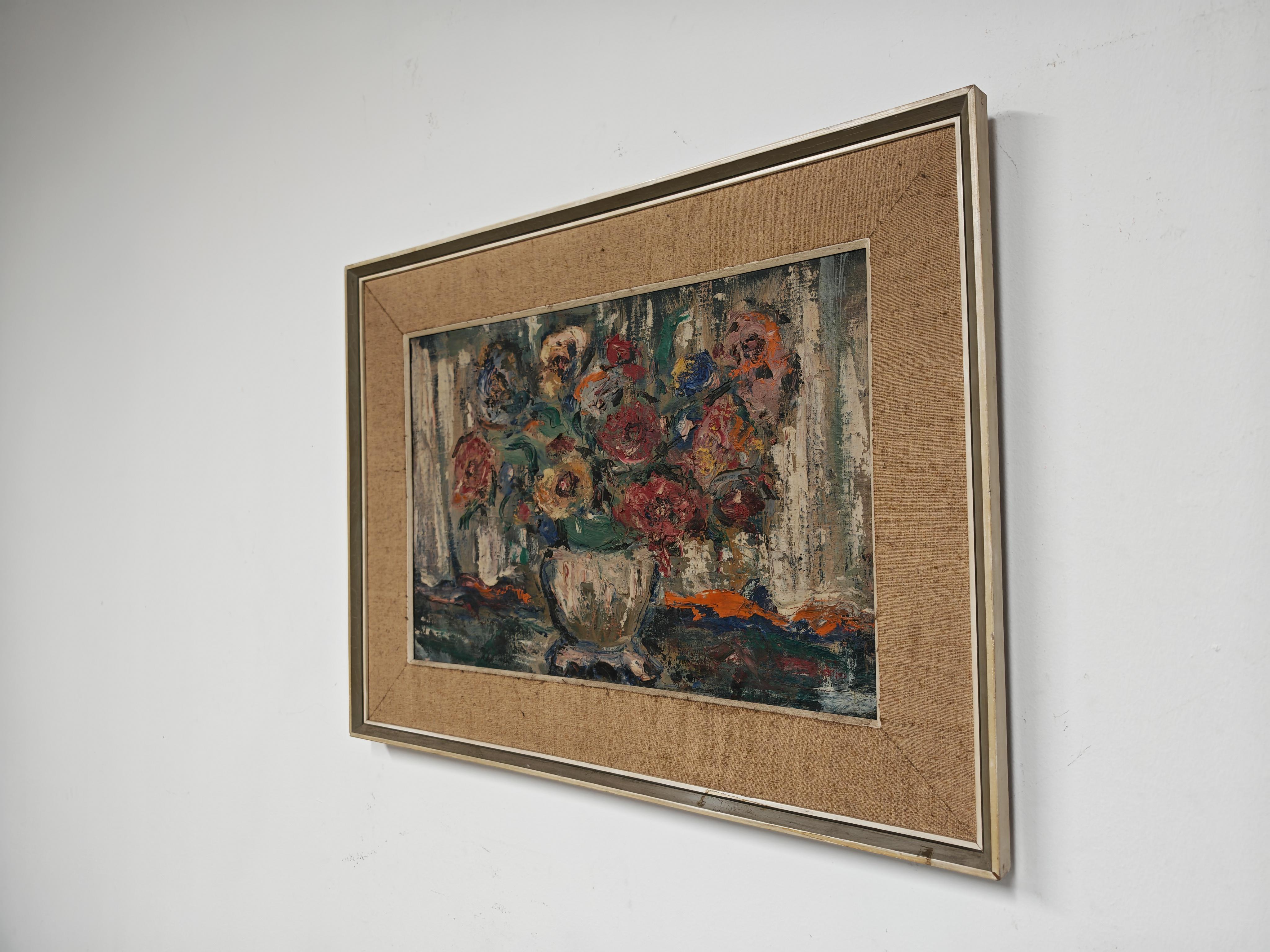 Modernistisches Öl auf Leinwand 