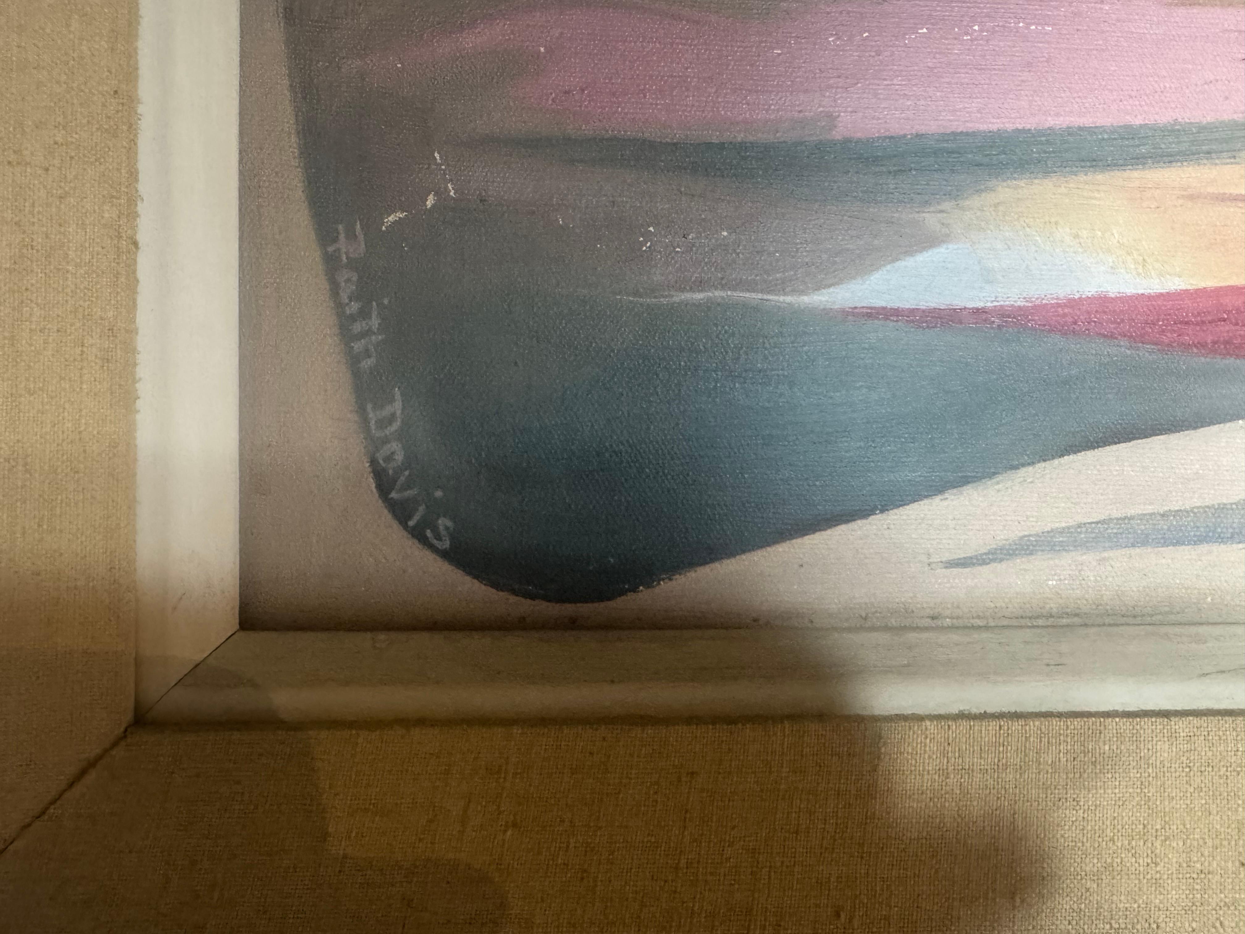 Toile Peinture à l'huile moderniste sur toile 