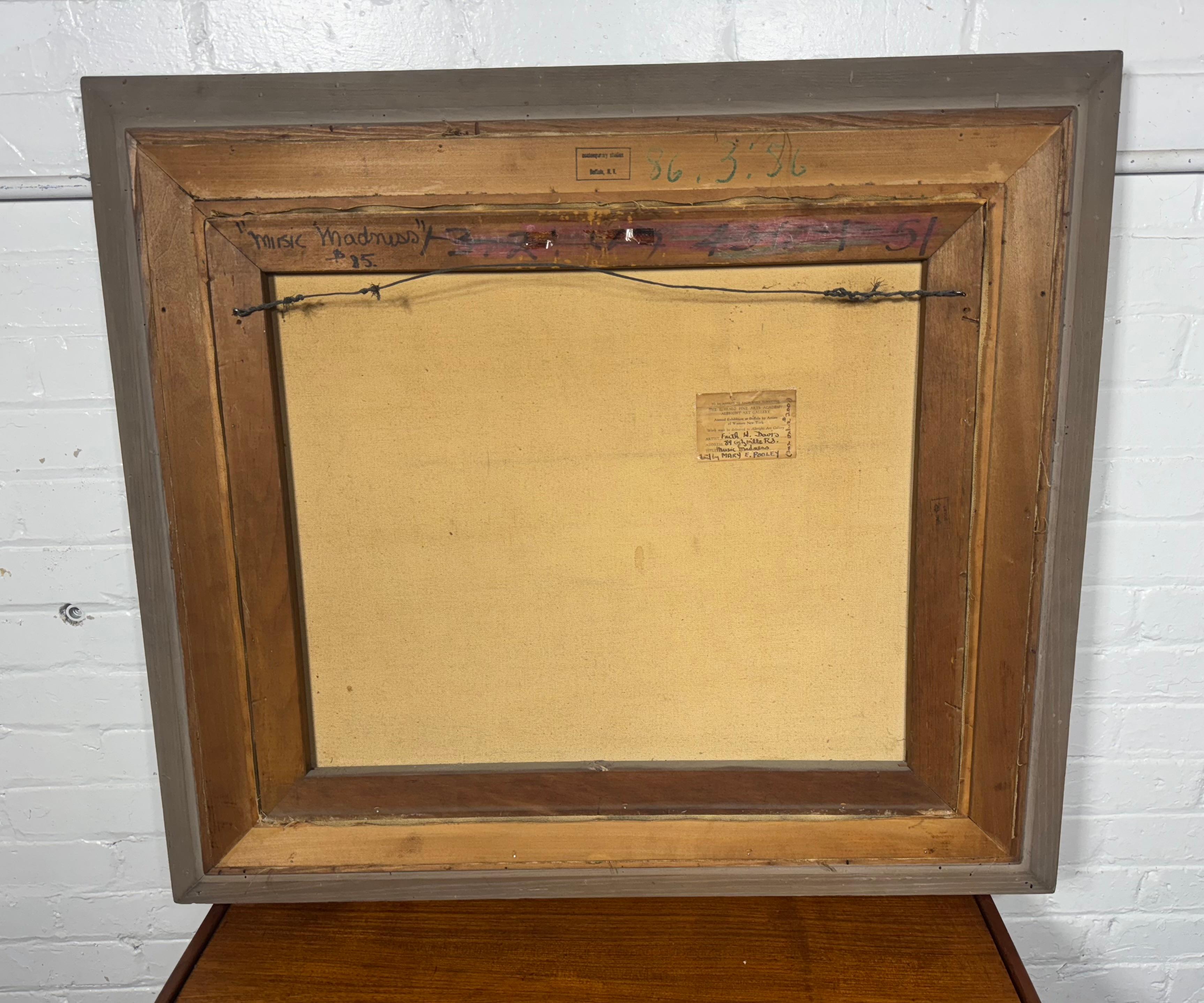 Peinture à l'huile moderniste sur toile 