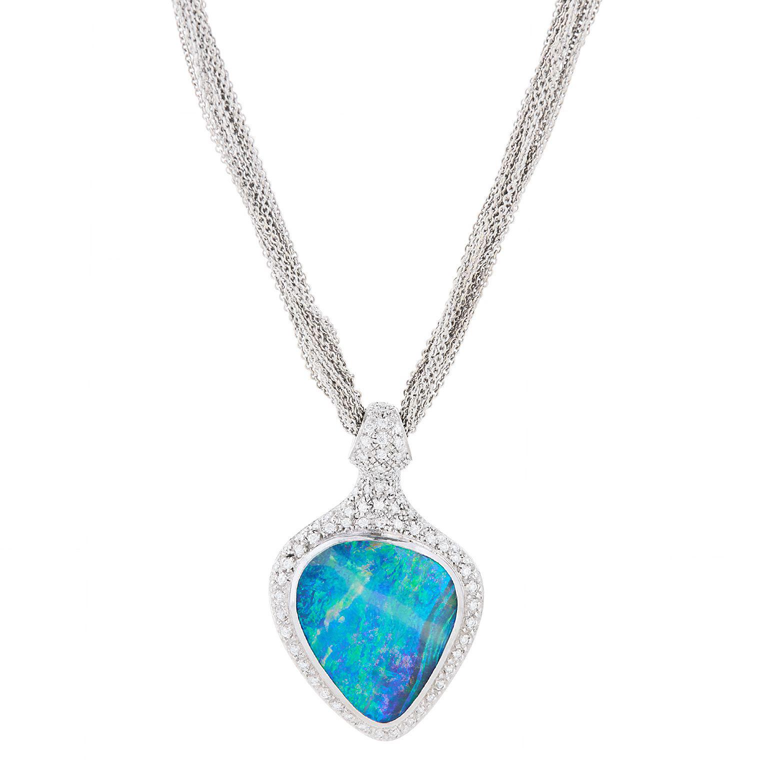 Collana di Opale Modernista di Paul Binder in vendita 2