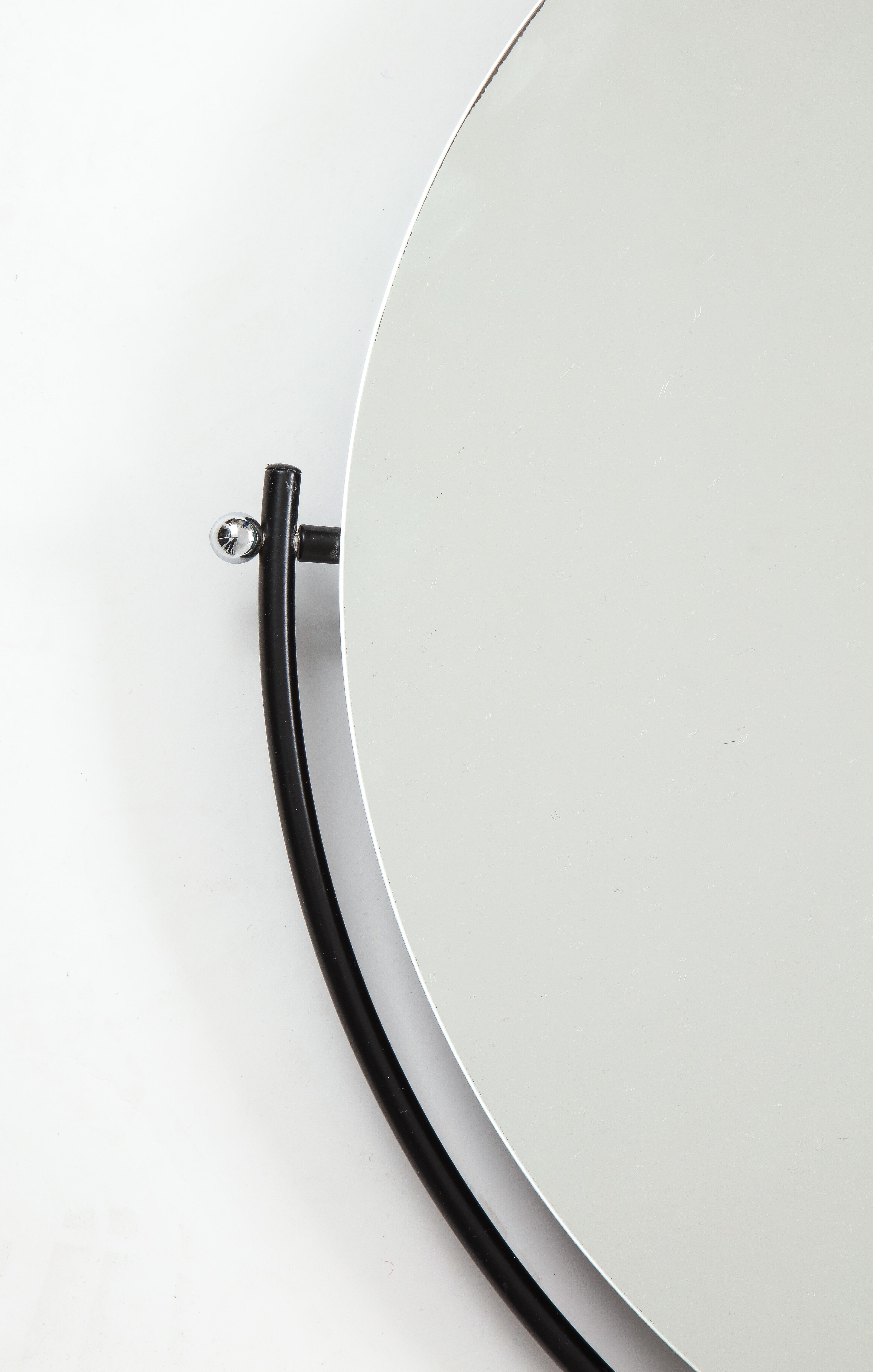 Italian Modernist 'Orbit' Wall Mirror by Rodney Kinsman for Bieffeplast