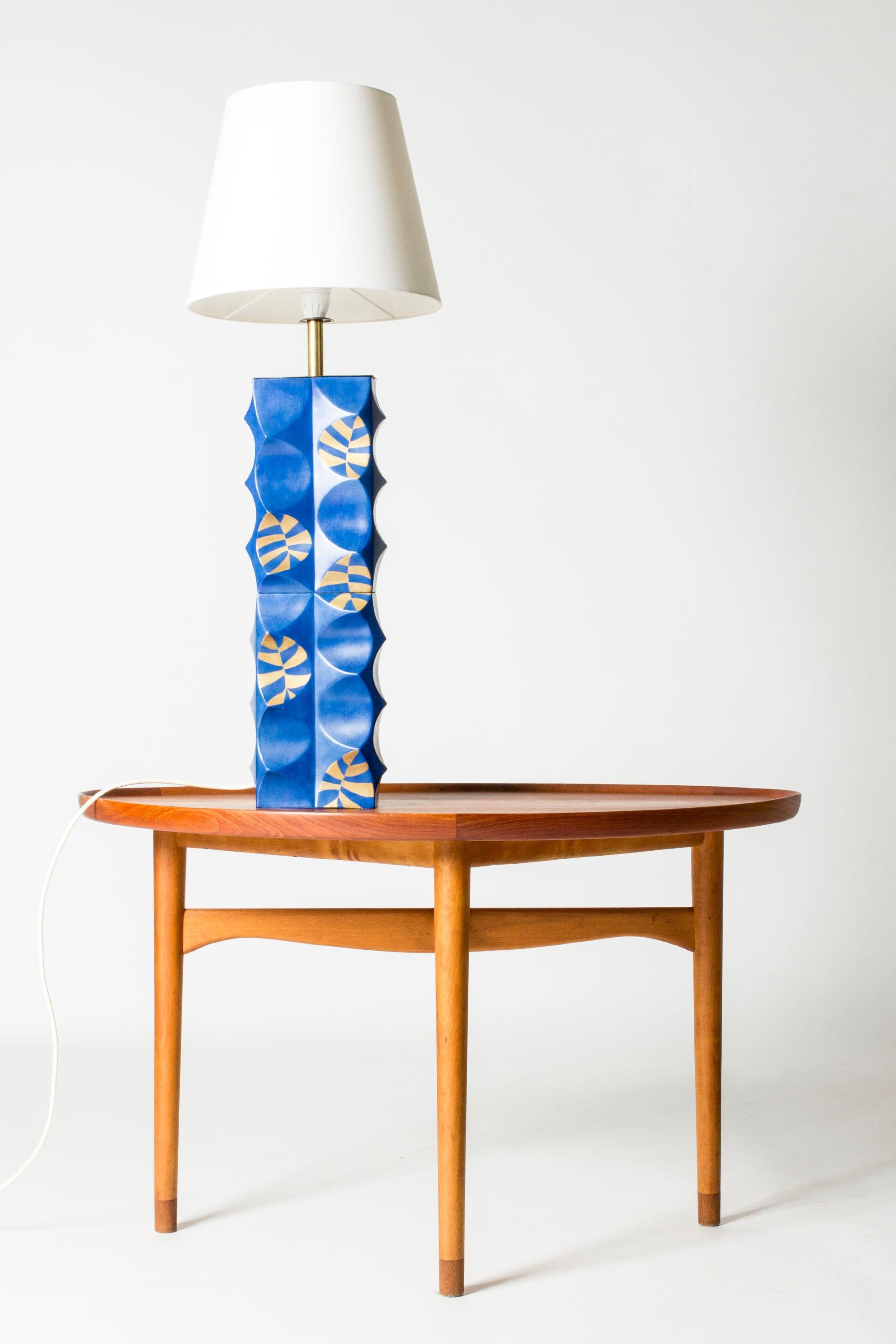 Finnish Modernist Oversized Table Lamp by Liisa Hallamaa, Finland, 1972 For Sale