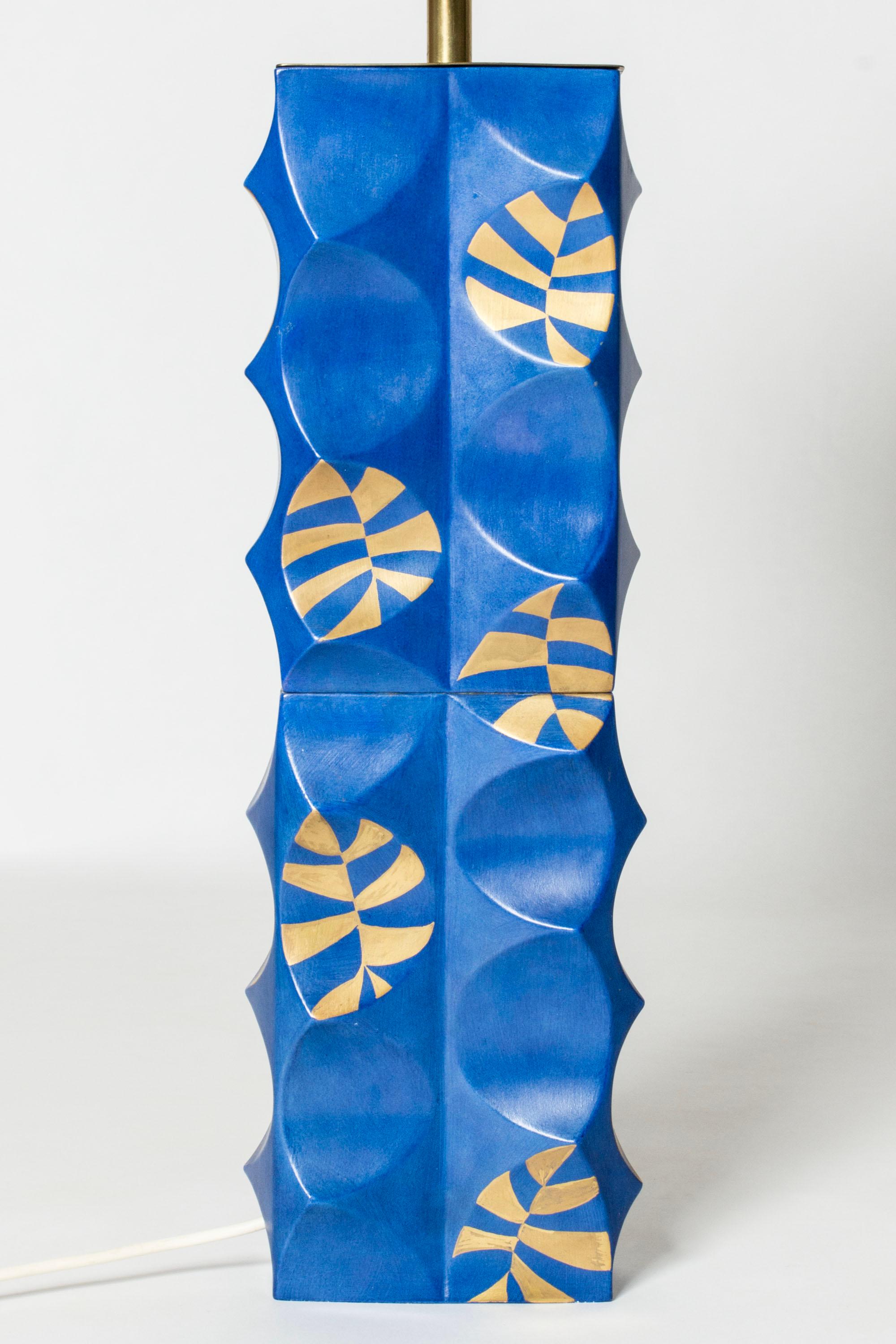 Modernist Oversized Table Lamp by Liisa Hallamaa, Finland, 1972 In Good Condition For Sale In Stockholm, SE