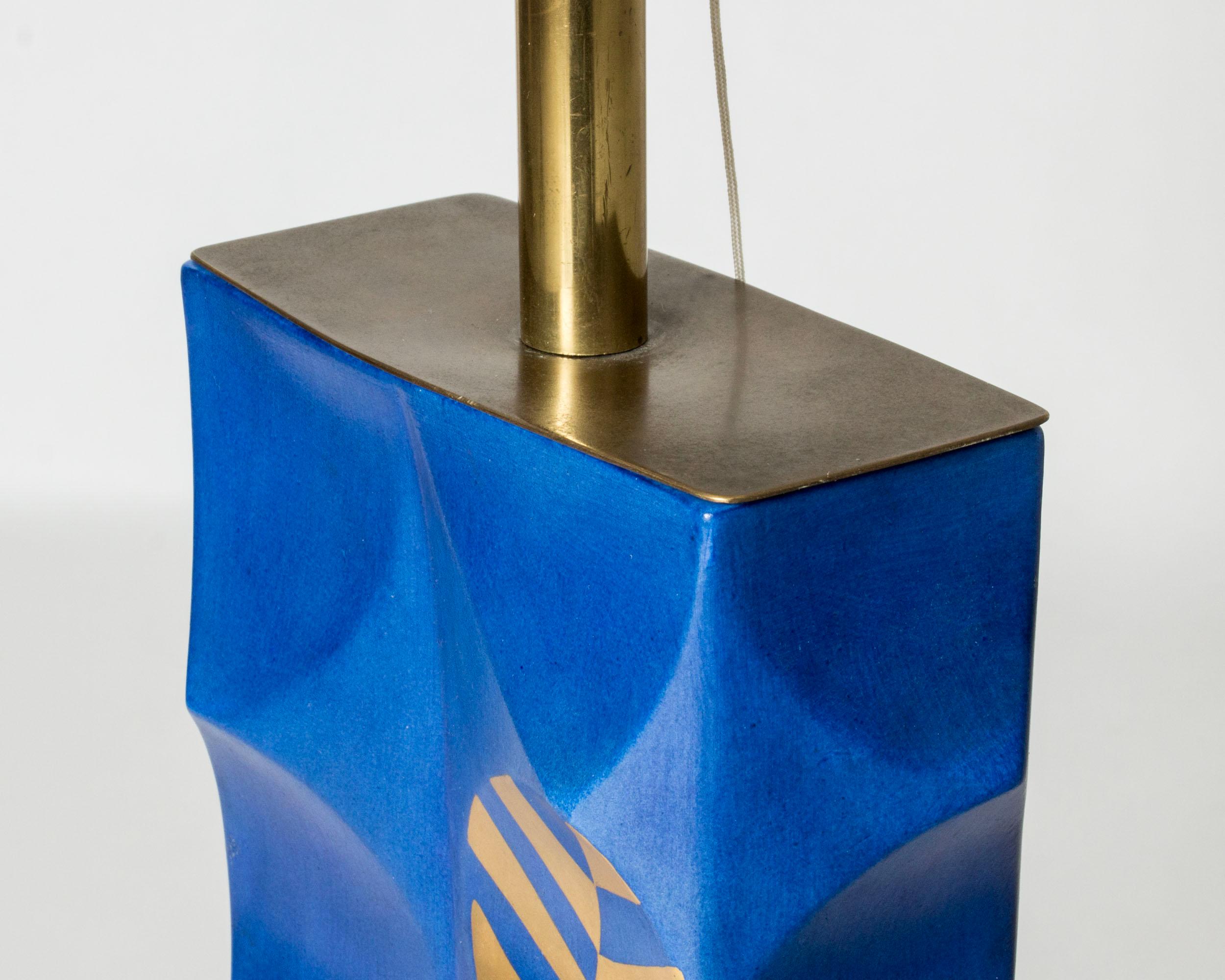 Modernist Oversized Table Lamp by Liisa Hallamaa, Finland, 1972 For Sale 1