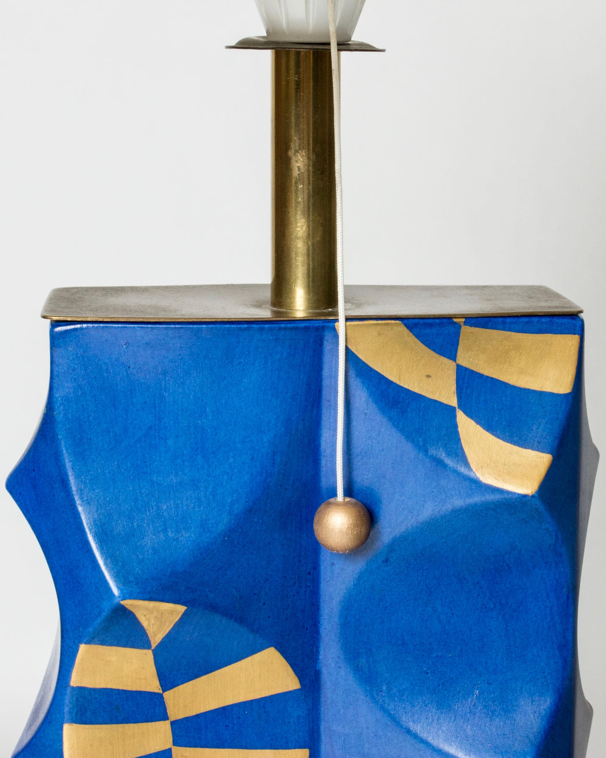 Modernist Oversized Table Lamp by Liisa Hallamaa, Finland, 1972 For Sale 2
