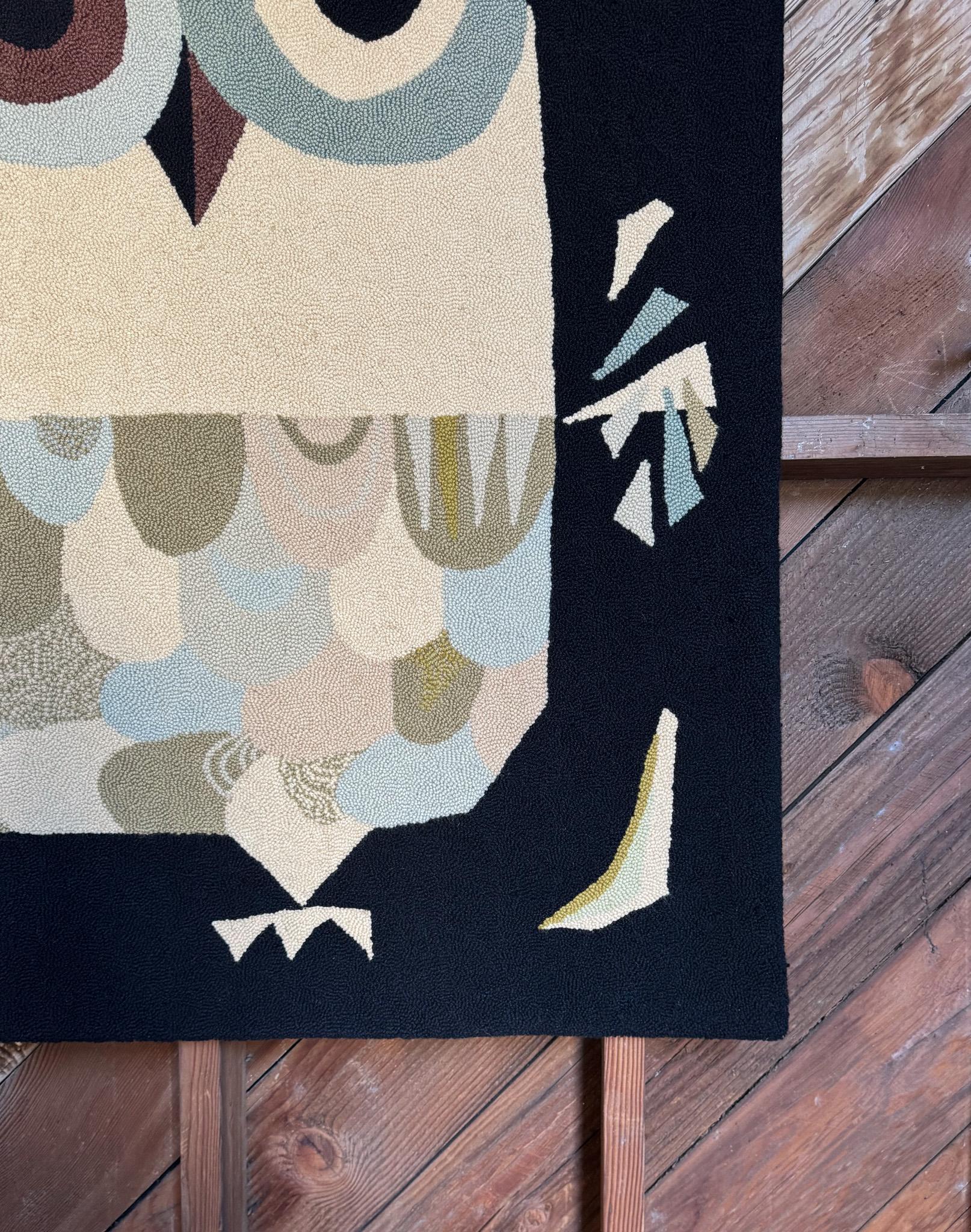 Modernist Owl Tapestry, Mexico, c.1965 2