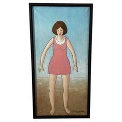 Modernist Painting by Peter Paul Sakowski, Dated 1977