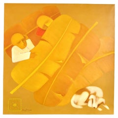 Modernist Painting by Vietnamese Artist Duc Nghia Phan