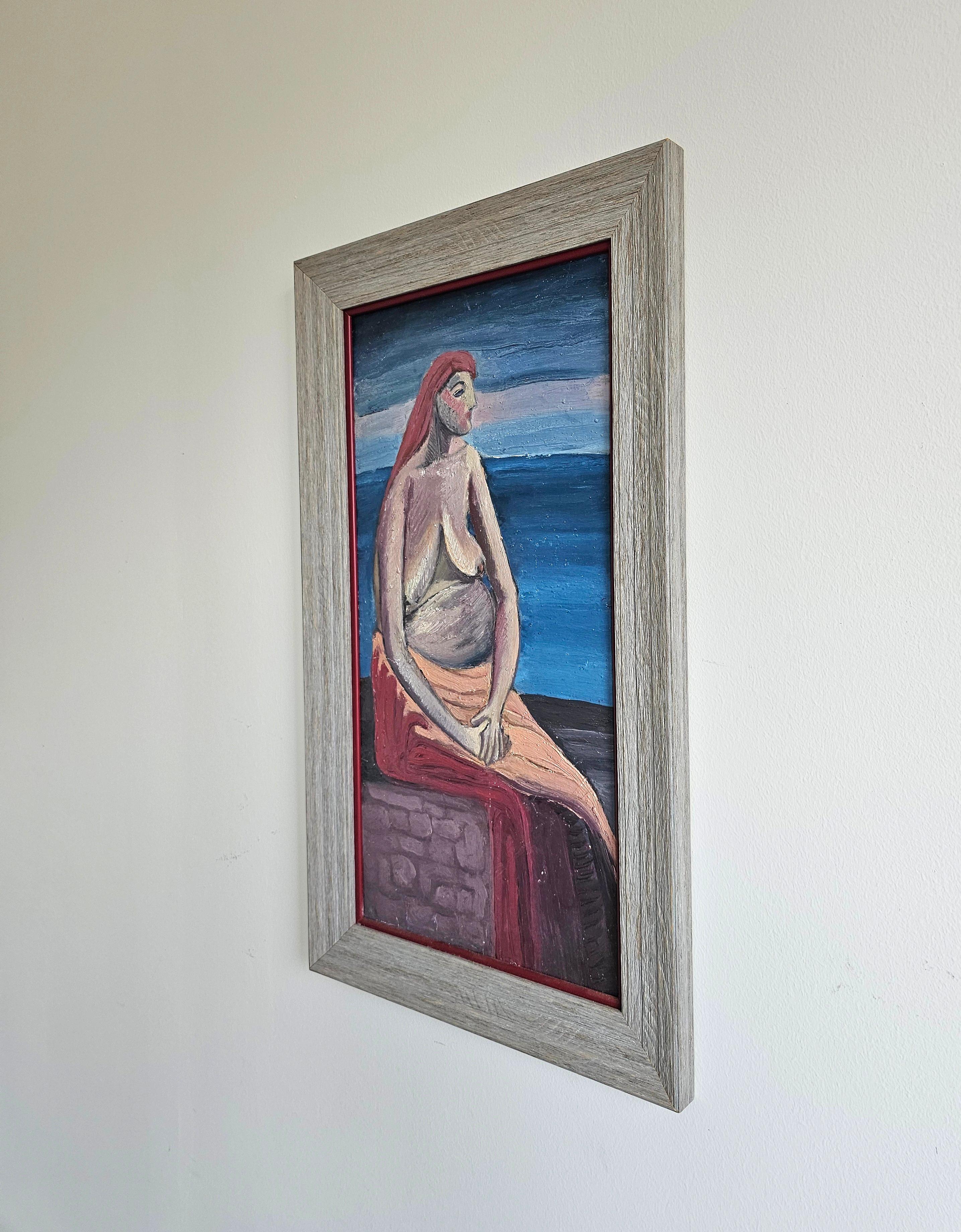 Mid-20th Century Modernist Painting 