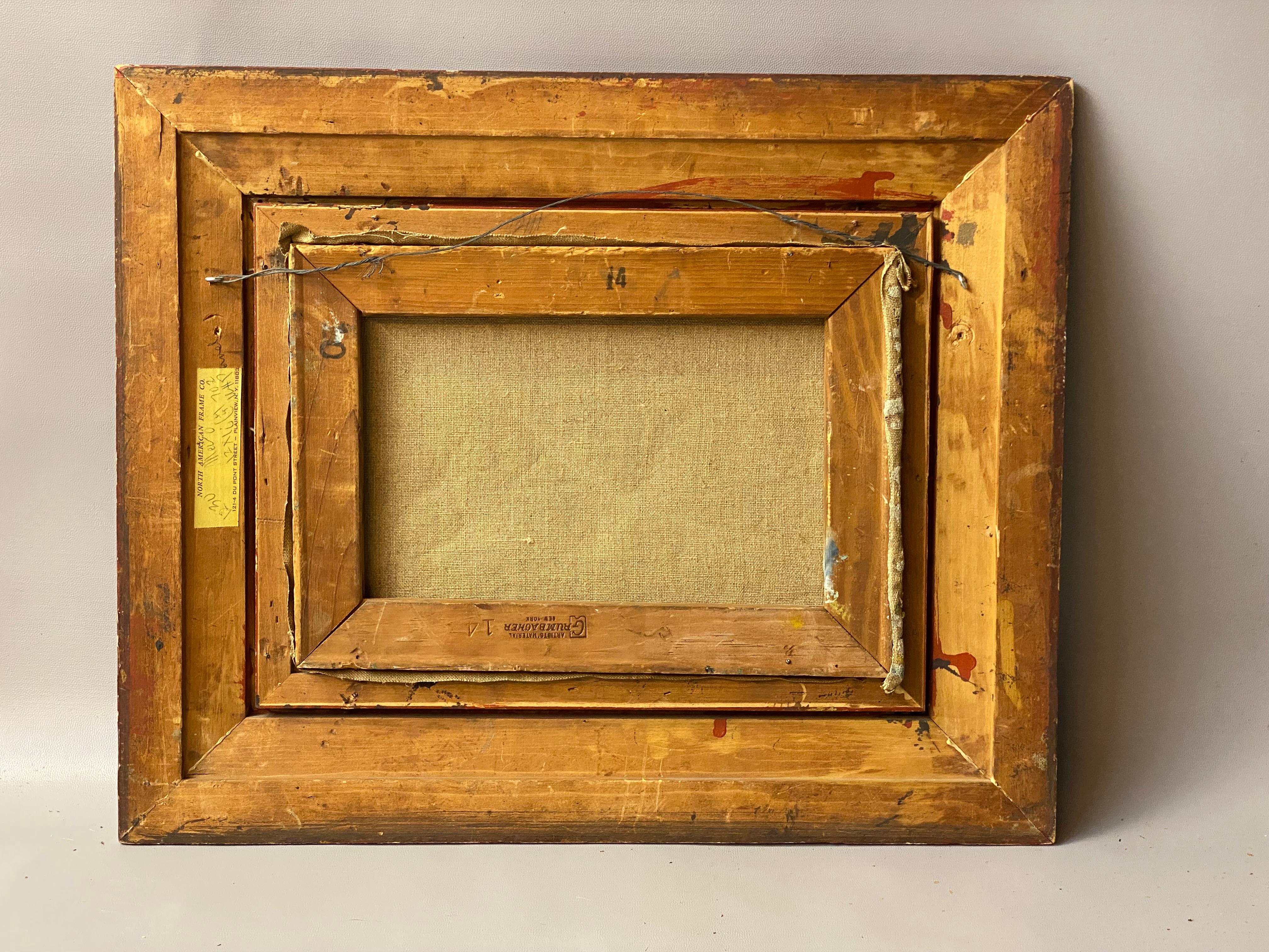 Peinture moderniste d'une colline de San Miguel de Allende (Mexique) en vente 6