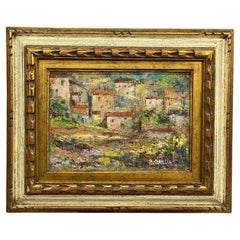 Modernist Painting of San Miguel de Allende Mexico Hillside