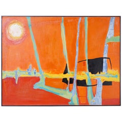 Modernist Painting on Canvas
