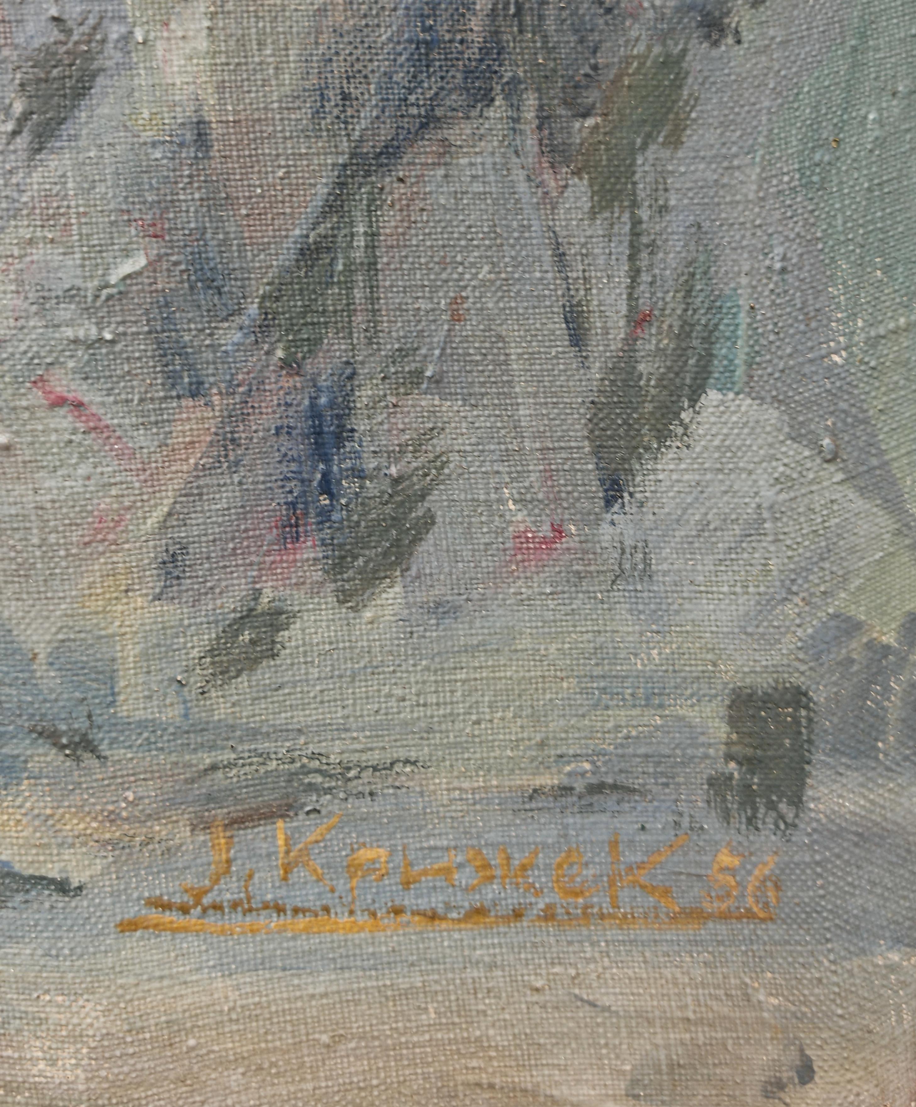 Modernistisches Gemälde 