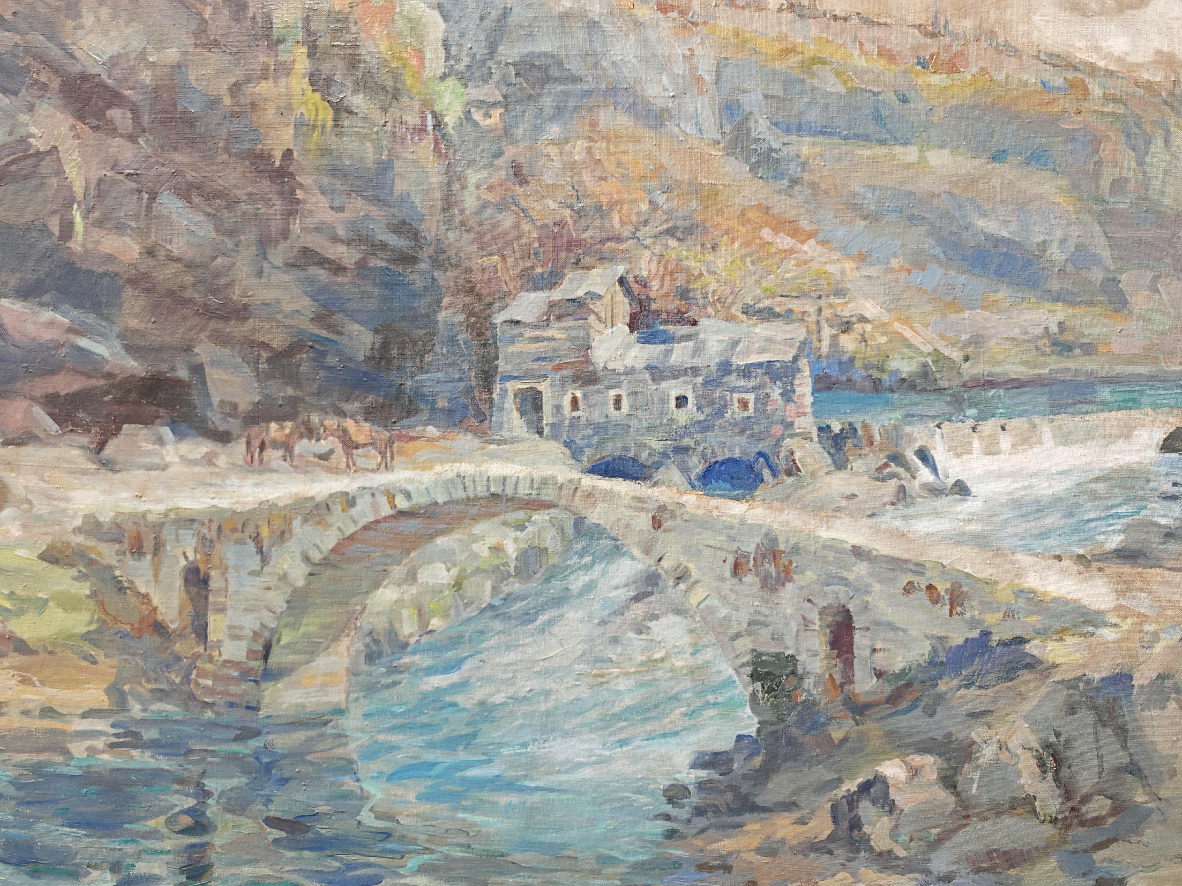 Modernistisches Gemälde 