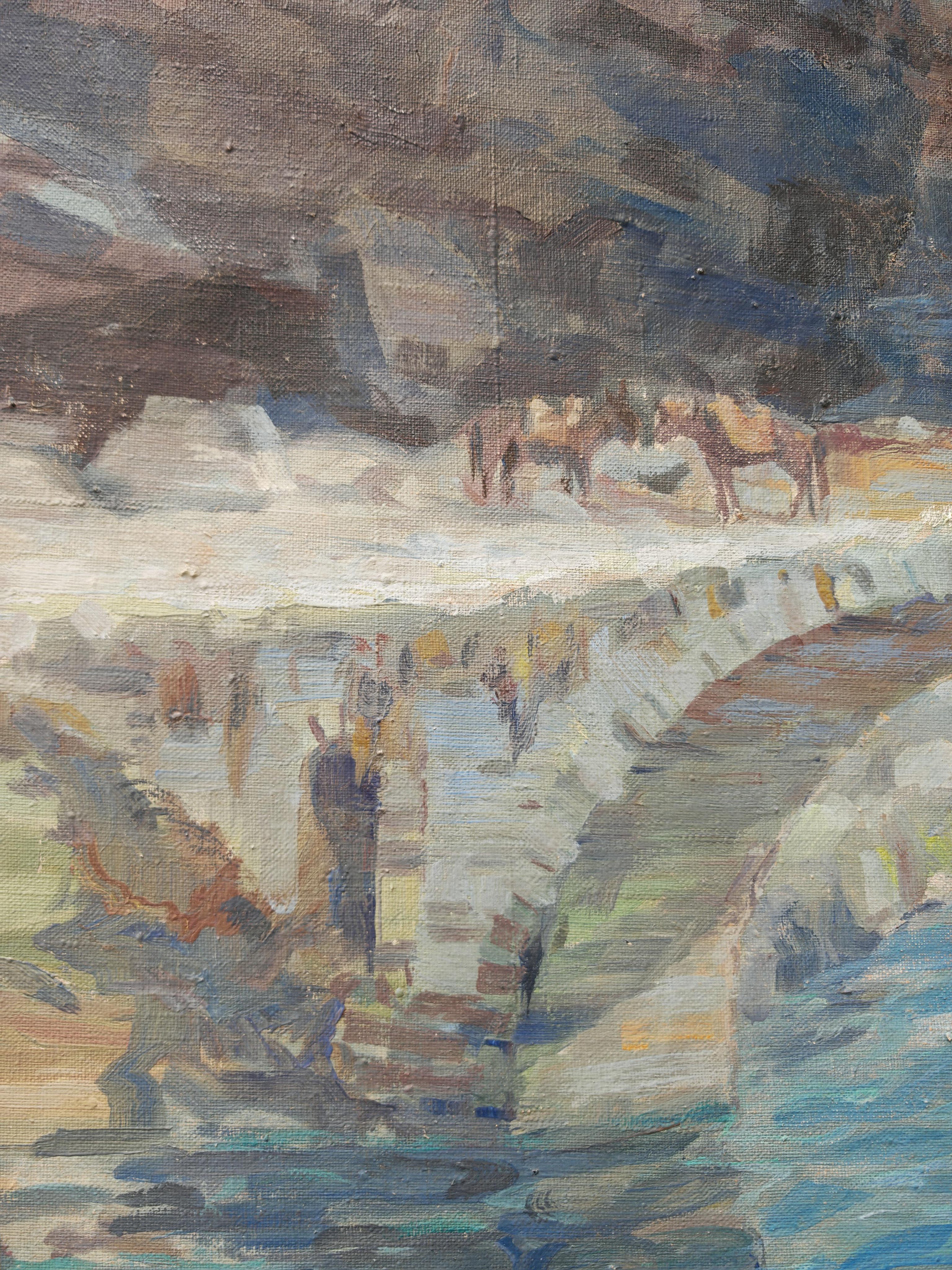 Modernistisches Gemälde 