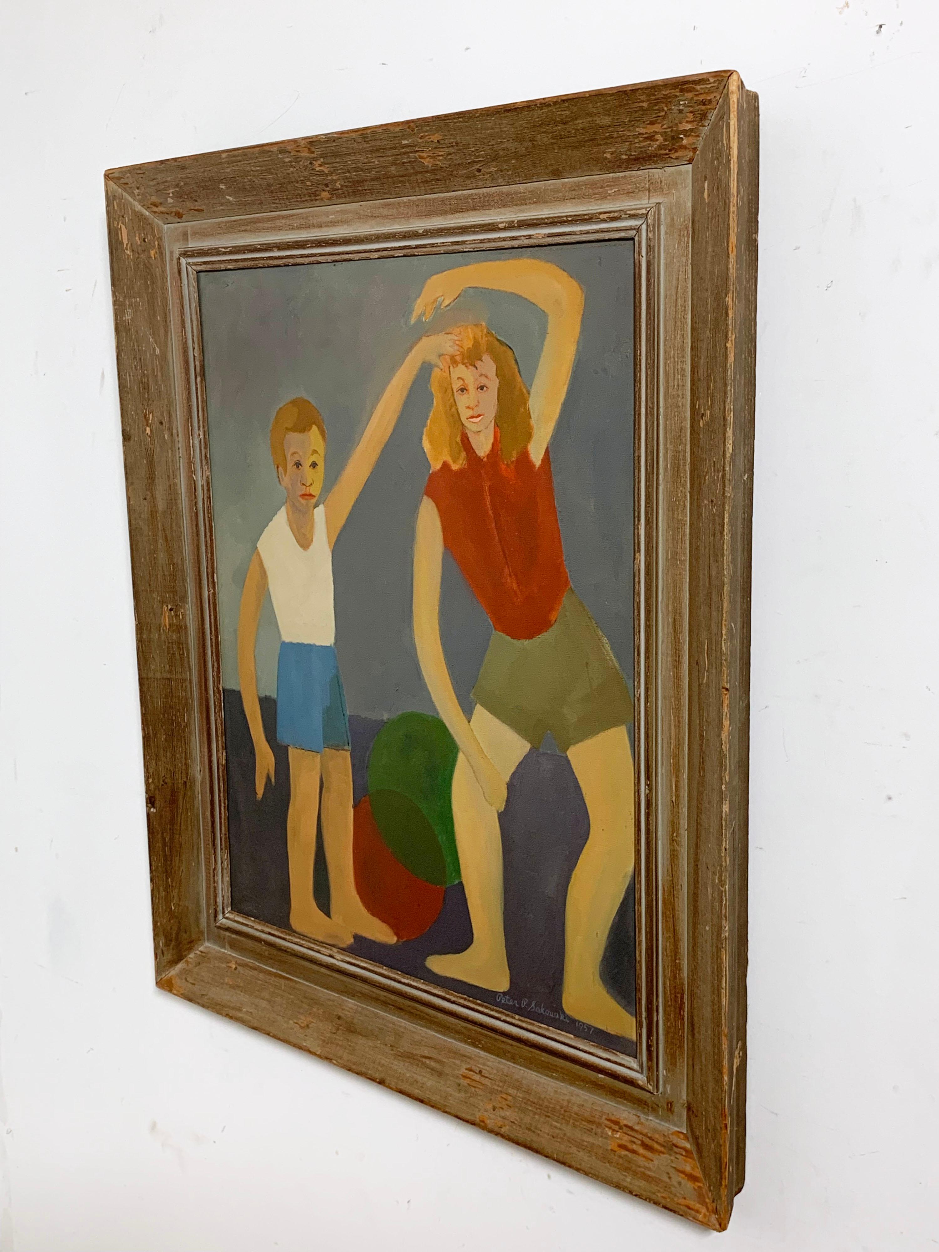 Modernist Painting Titled 