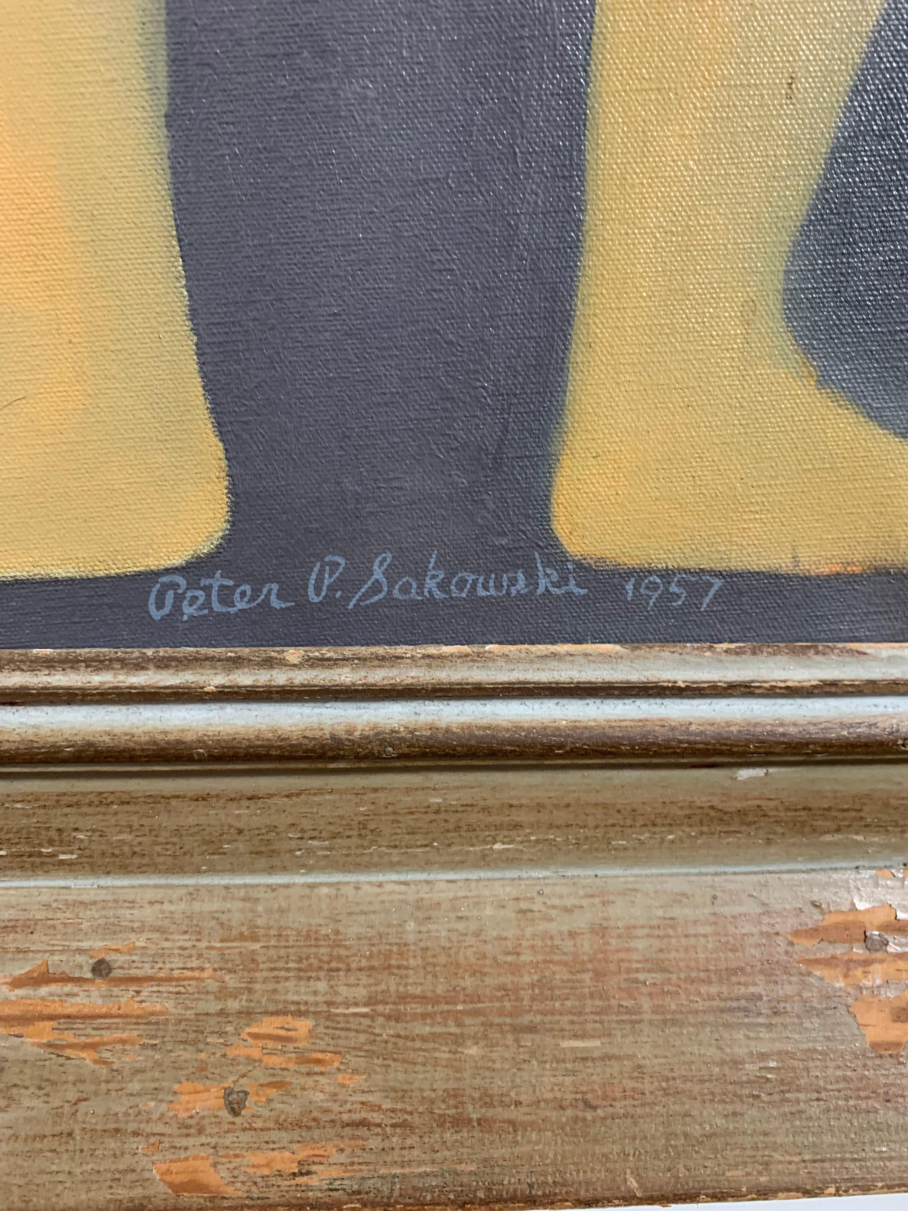 Modernist Painting Titled 