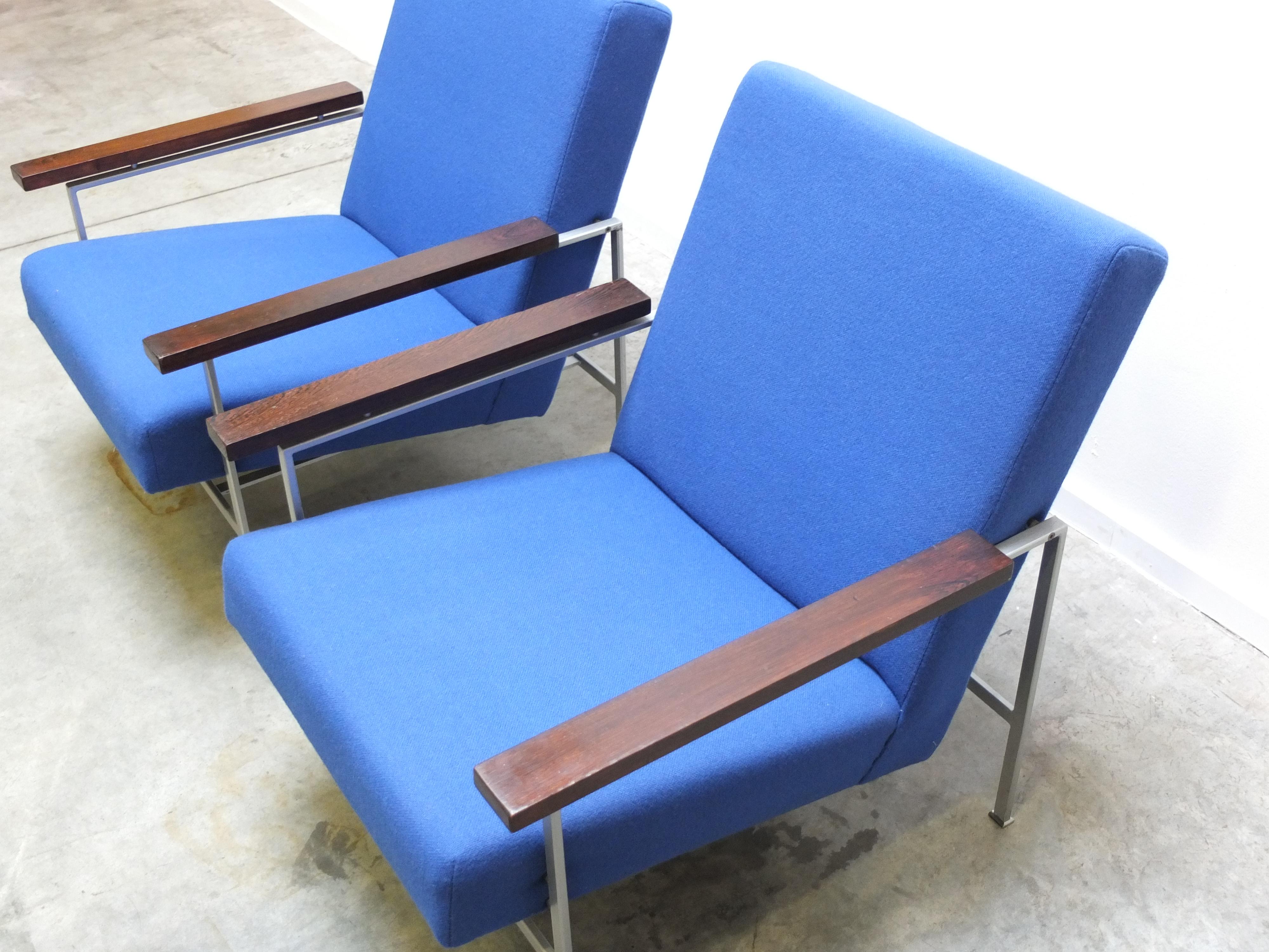Modernist Pair of Easy Chairs by Rob Parry for Gelderland, 1950s 4