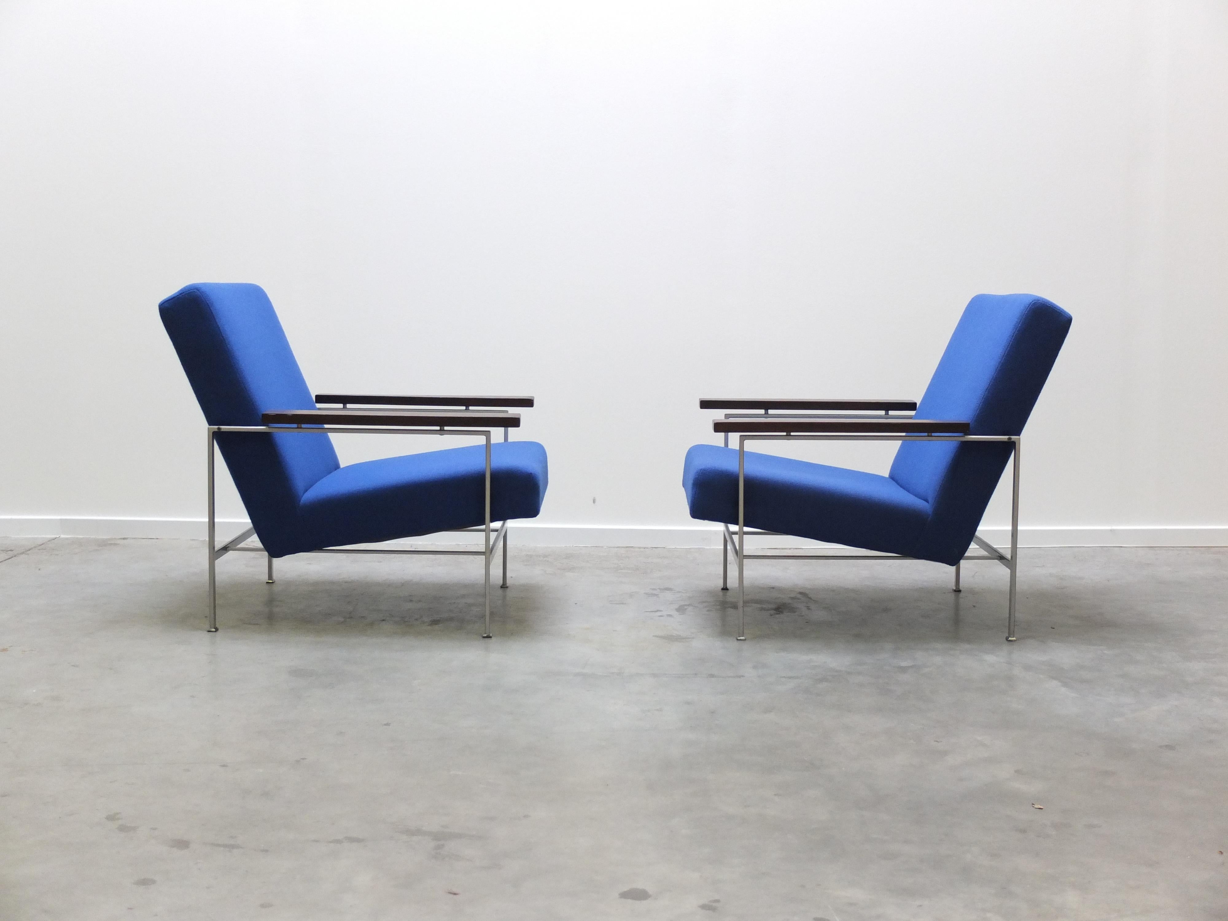 Dutch Modernist Pair of Easy Chairs by Rob Parry for Gelderland, 1950s