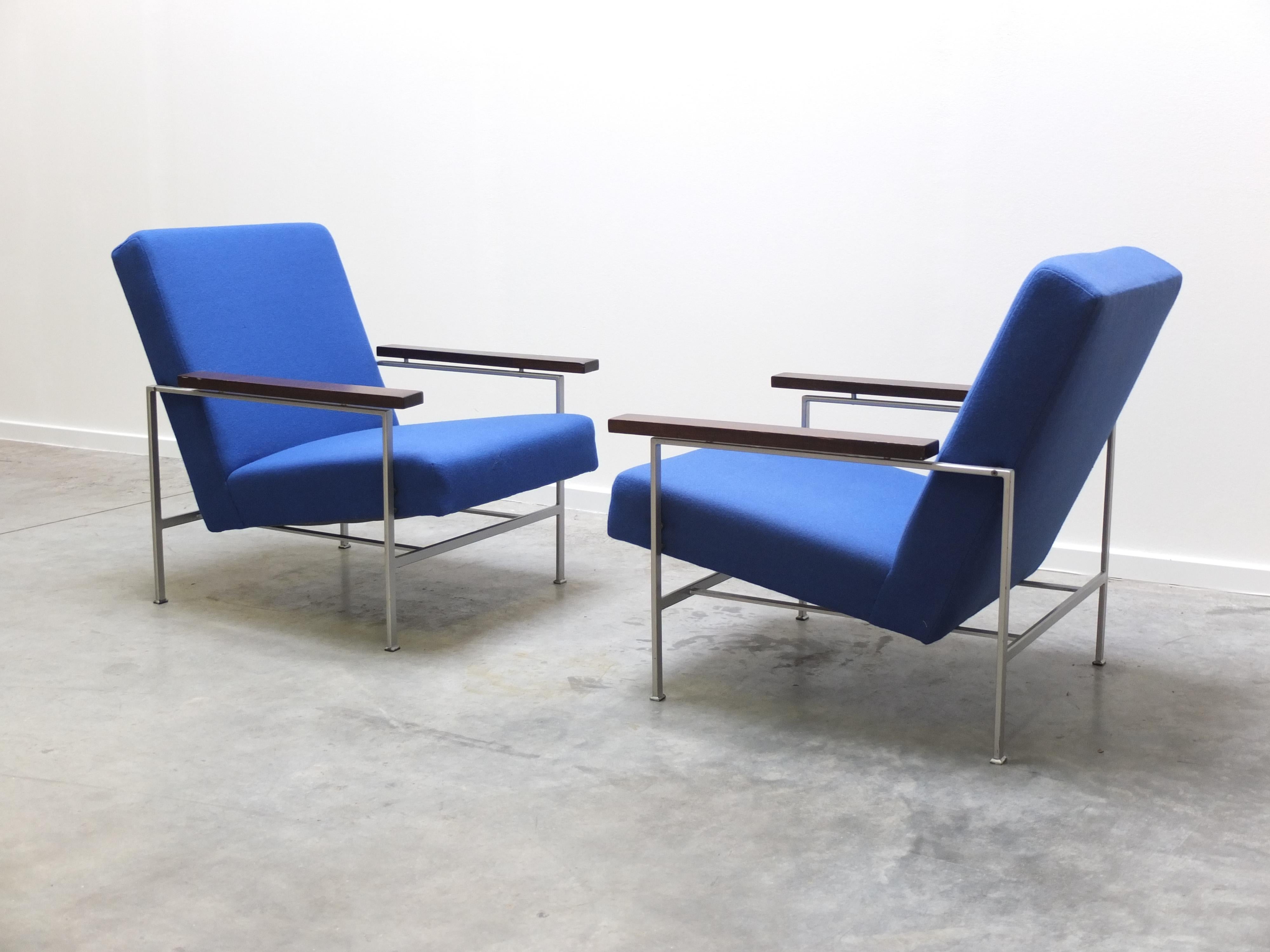 Modernist Pair of Easy Chairs by Rob Parry for Gelderland, 1950s In Good Condition In Antwerpen, VAN