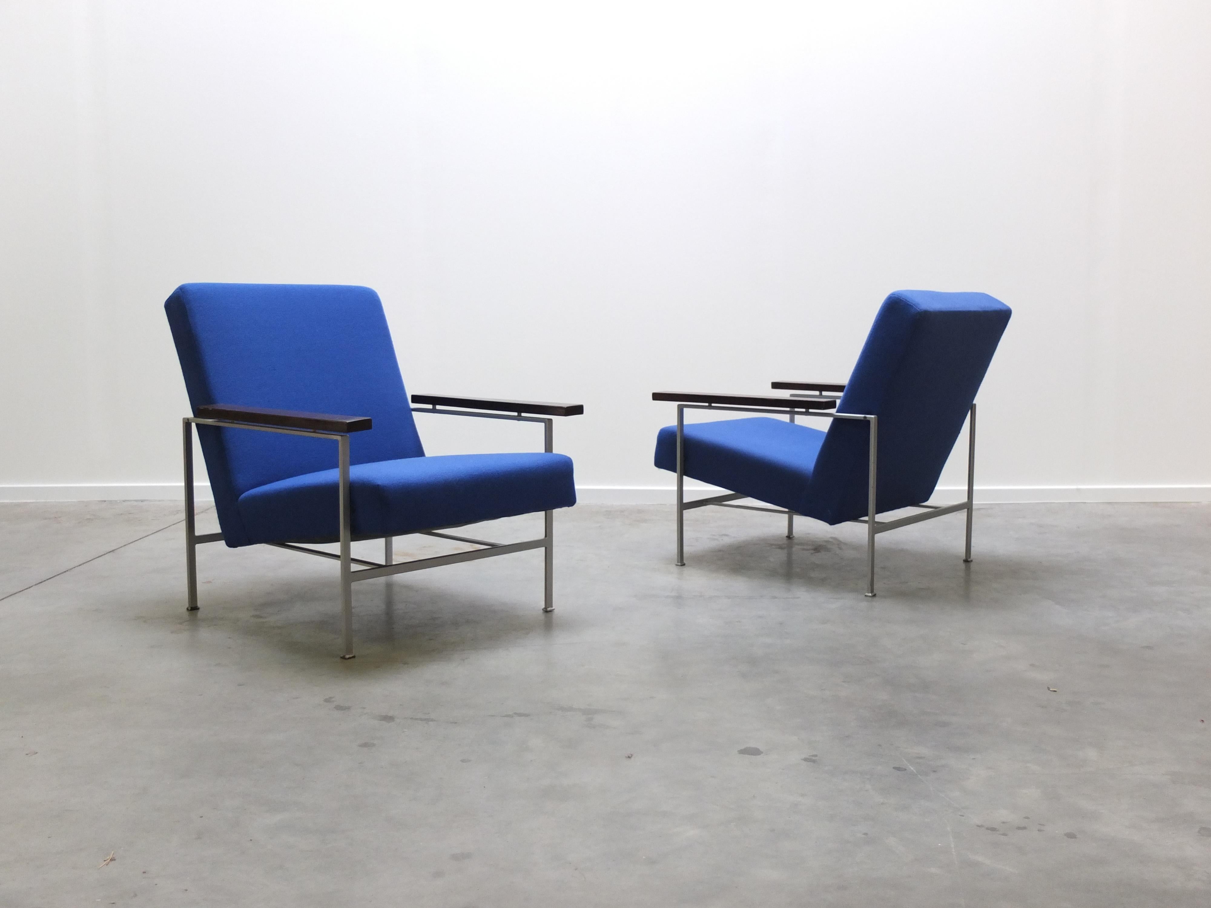 20th Century Modernist Pair of Easy Chairs by Rob Parry for Gelderland, 1950s