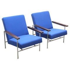 Modernist Pair of Easy Chairs by Rob Parry for Gelderland, 1950s