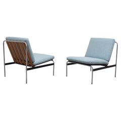 Vintage Modernist Pair of Easy Chairs in The Style of Kho Liang Ie, 1960s