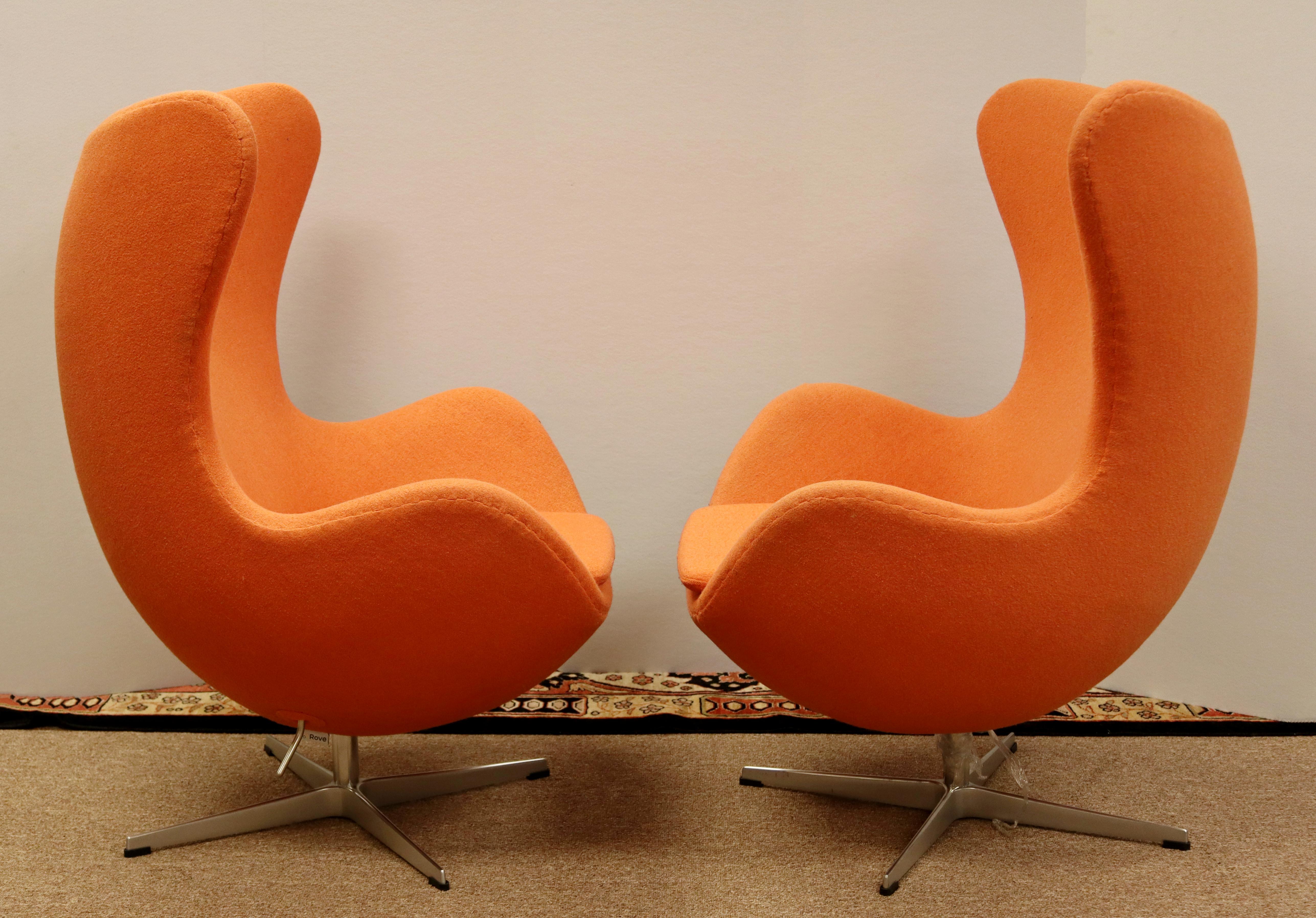 orange accent chairs