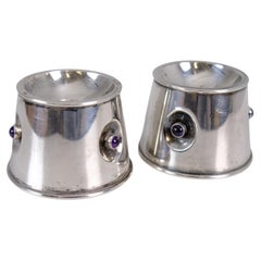 Silver Candle Holders